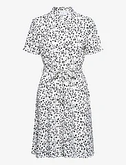 Vila - VIPAYA S/S SHIRT DRESS - NOOS - krótkie sukienki - birch - 0