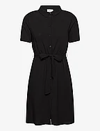 VIPAYA S/S SHIRT DRESS - NOOS - BLACK