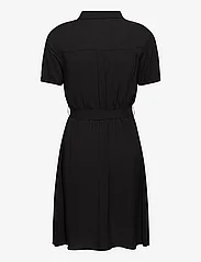 Vila - VIPAYA S/S SHIRT DRESS - NOOS - shirt dresses - black - 1