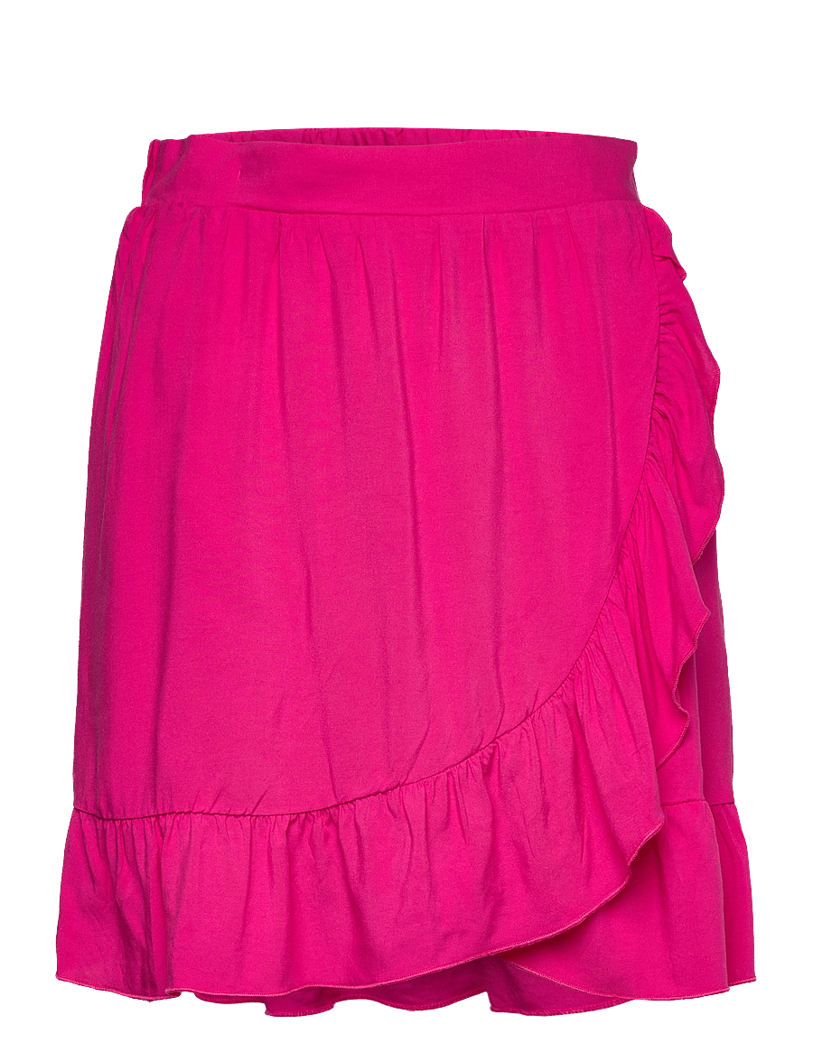 Vila - VIPAYA WRAP HW SHORT SKIRT/SU - NOOS - kurze röcke - pink yarrow - 1