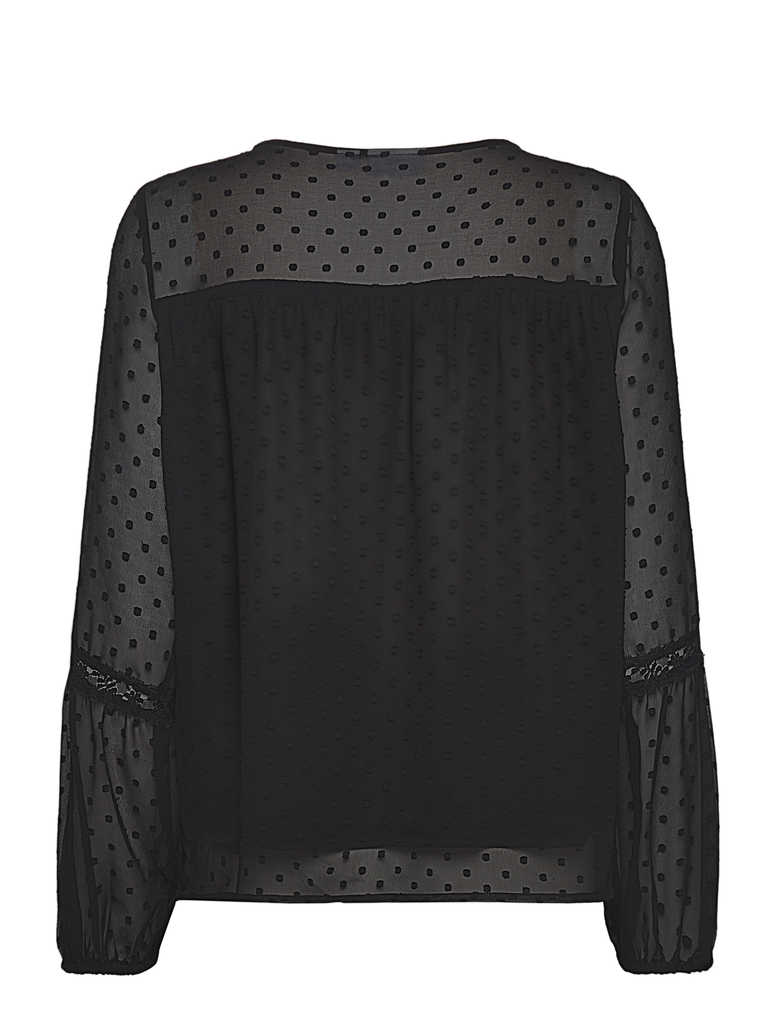 Vila - VIEDEE L/S TOP - NOOS - bluzki z długimi rękawami - black - 2