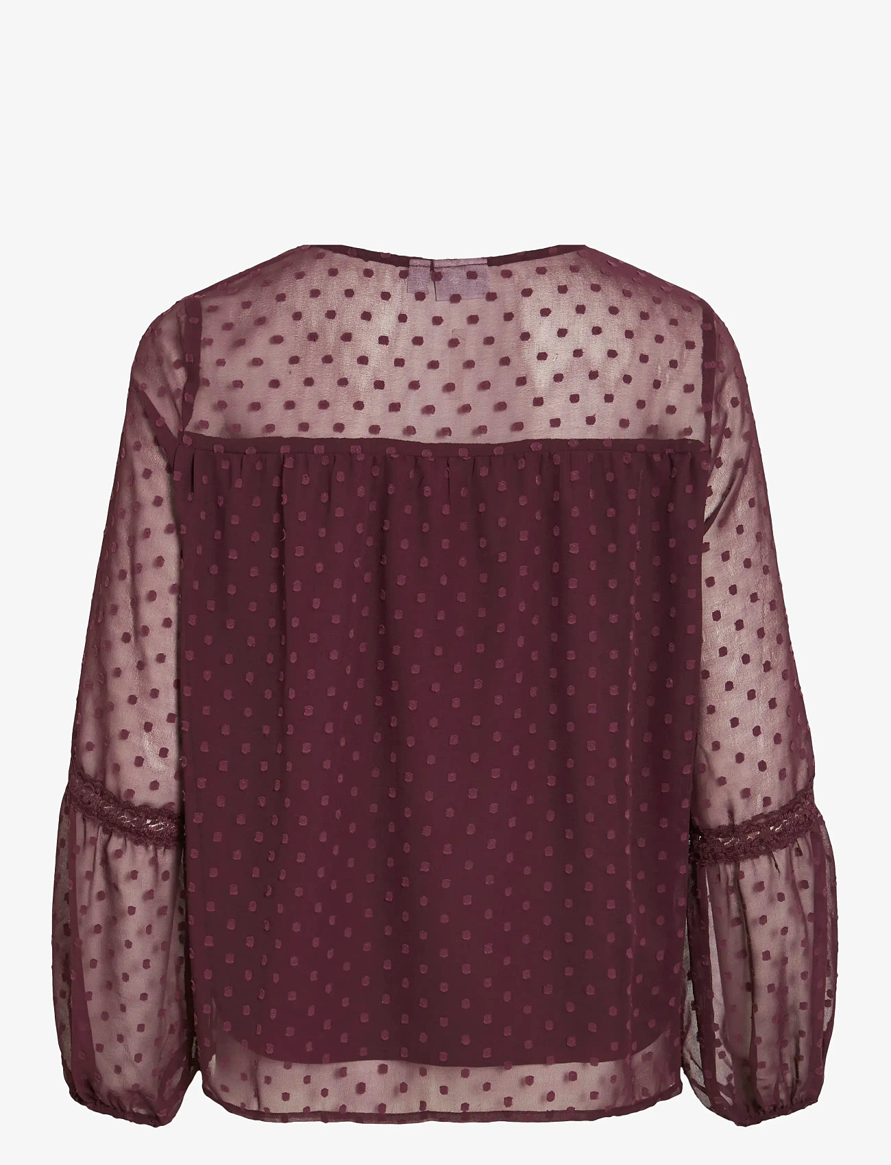 Vila - VIEDEE L/S TOP - NOOS - langærmede bluser - fig - 2