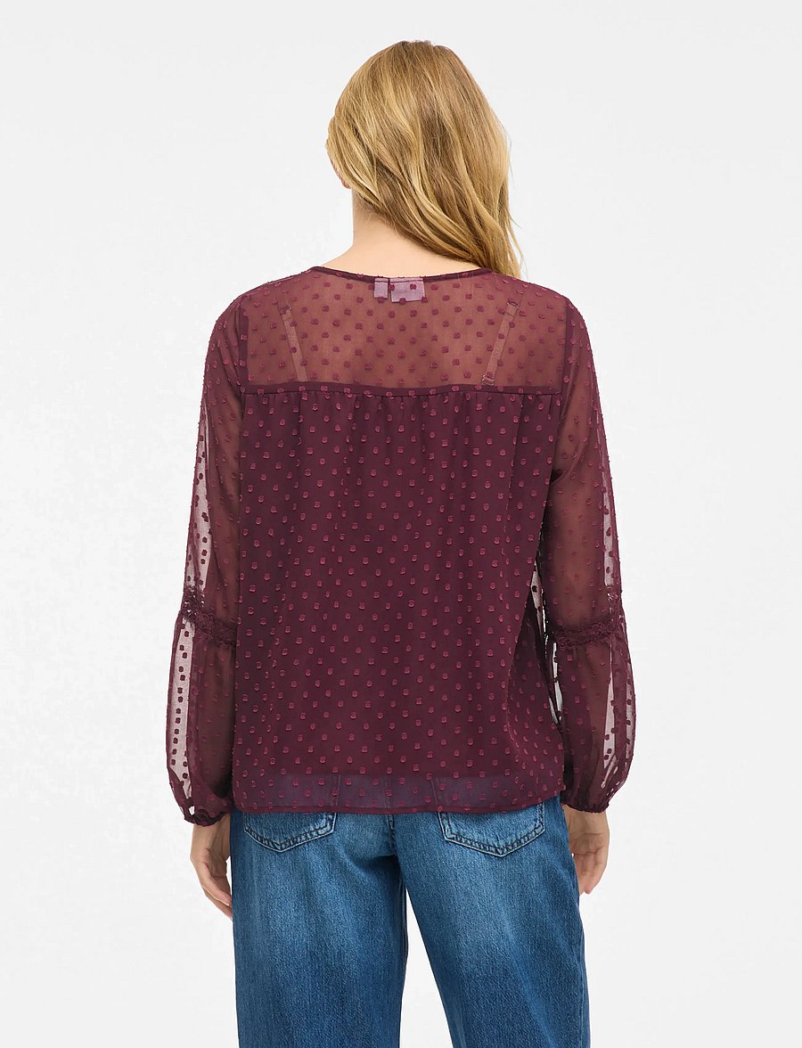 Vila - VIEDEE L/S TOP - NOOS - langærmede bluser - fig - 3