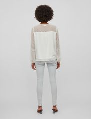 Vila - VIEDEE L/S TOP - NOOS - pitkähihaiset puserot - snow white - 3