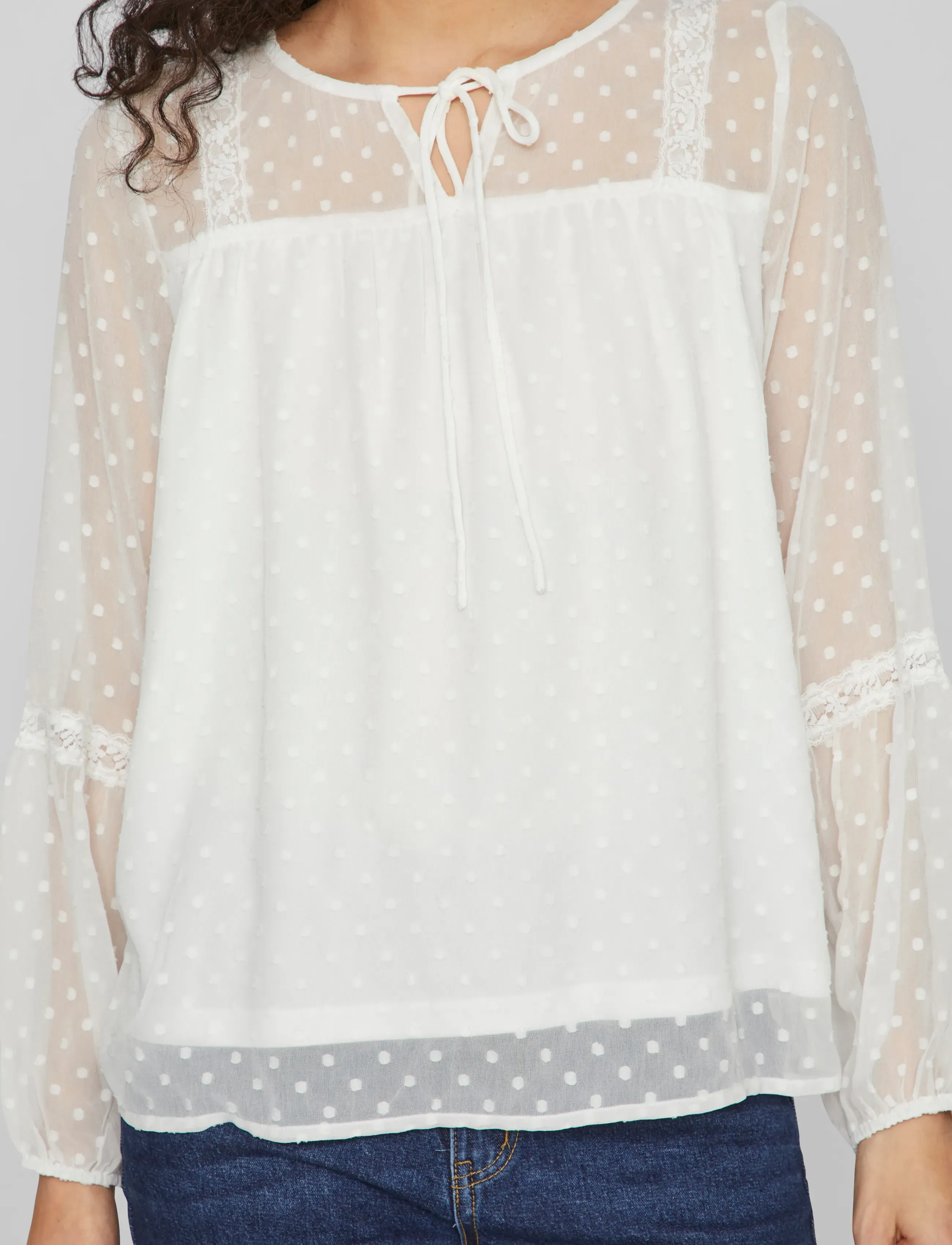 VILA Viedee L/S Top Noos blusar dam – bild 6