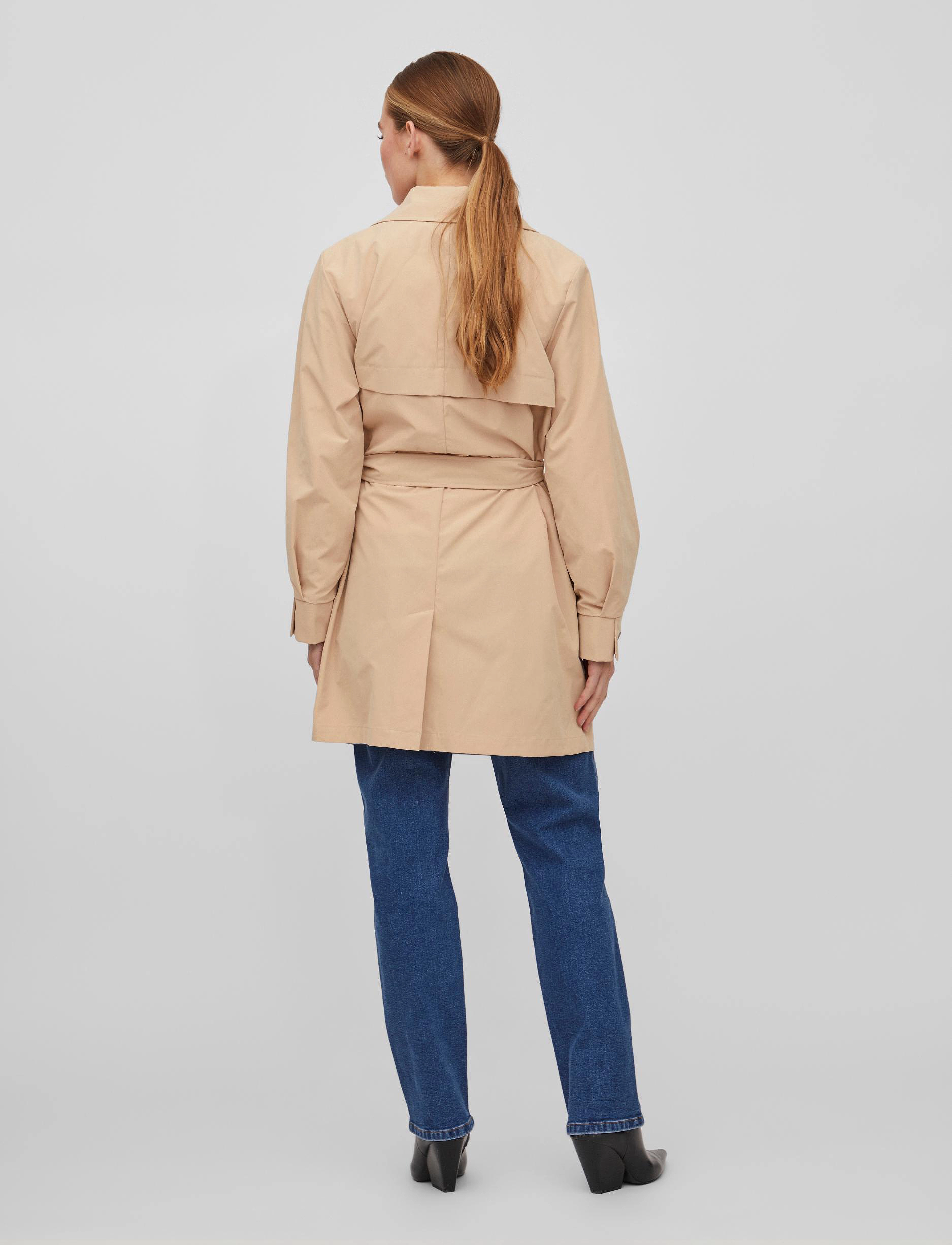 Vila - VIMERSIN TRENCHCOAT - - sesame - 3