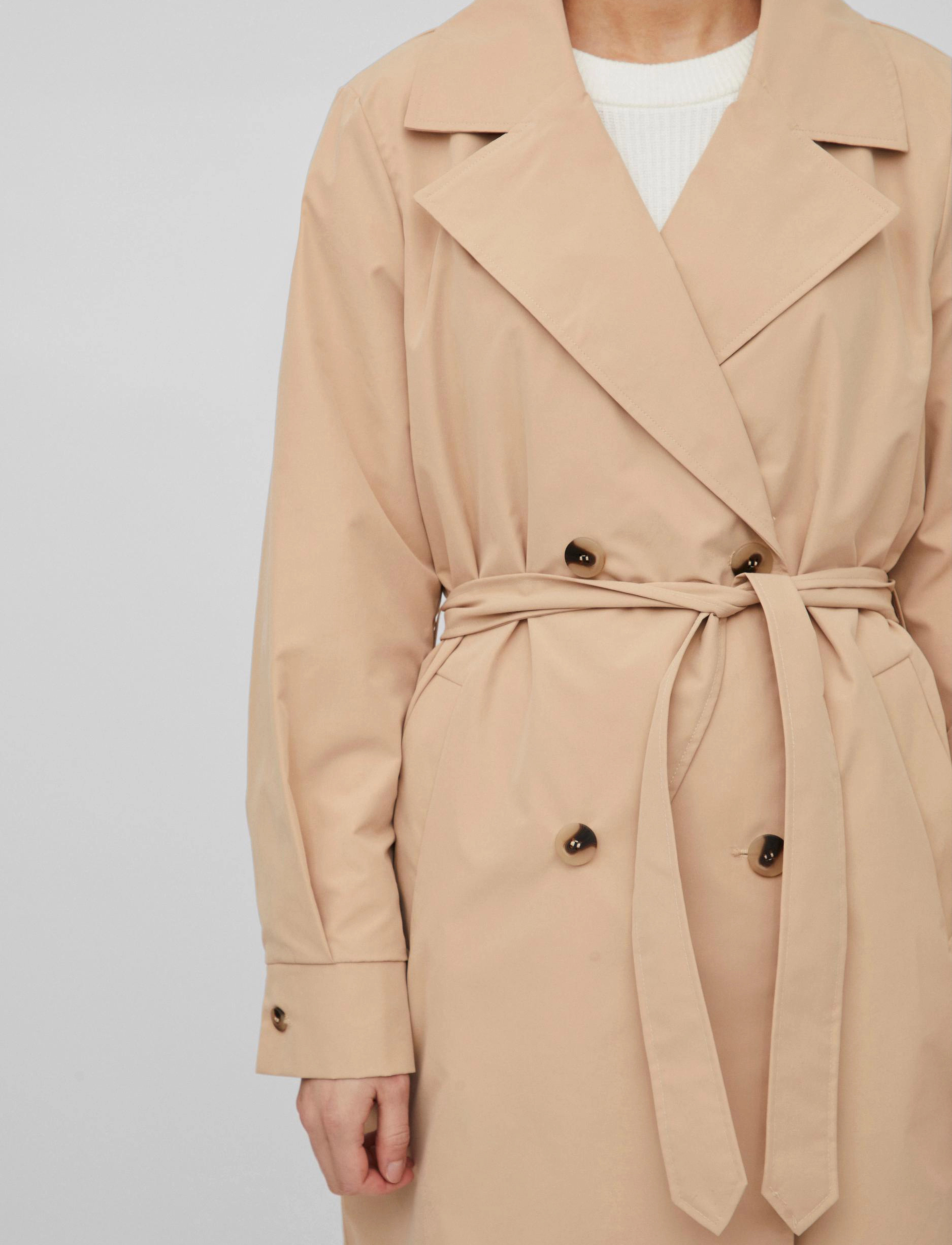 Vila - VIMERSIN TRENCHCOAT - - sesame - 4