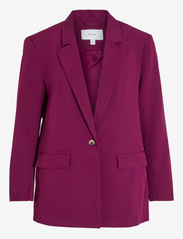 VIANGEY BIG SHOULDER BLAZER - DARK PURPLE