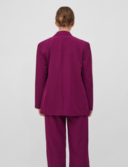Vila - VIANGEY BIG SHOULDER BLAZER - festkläder till outletpriser - dark purple - 2