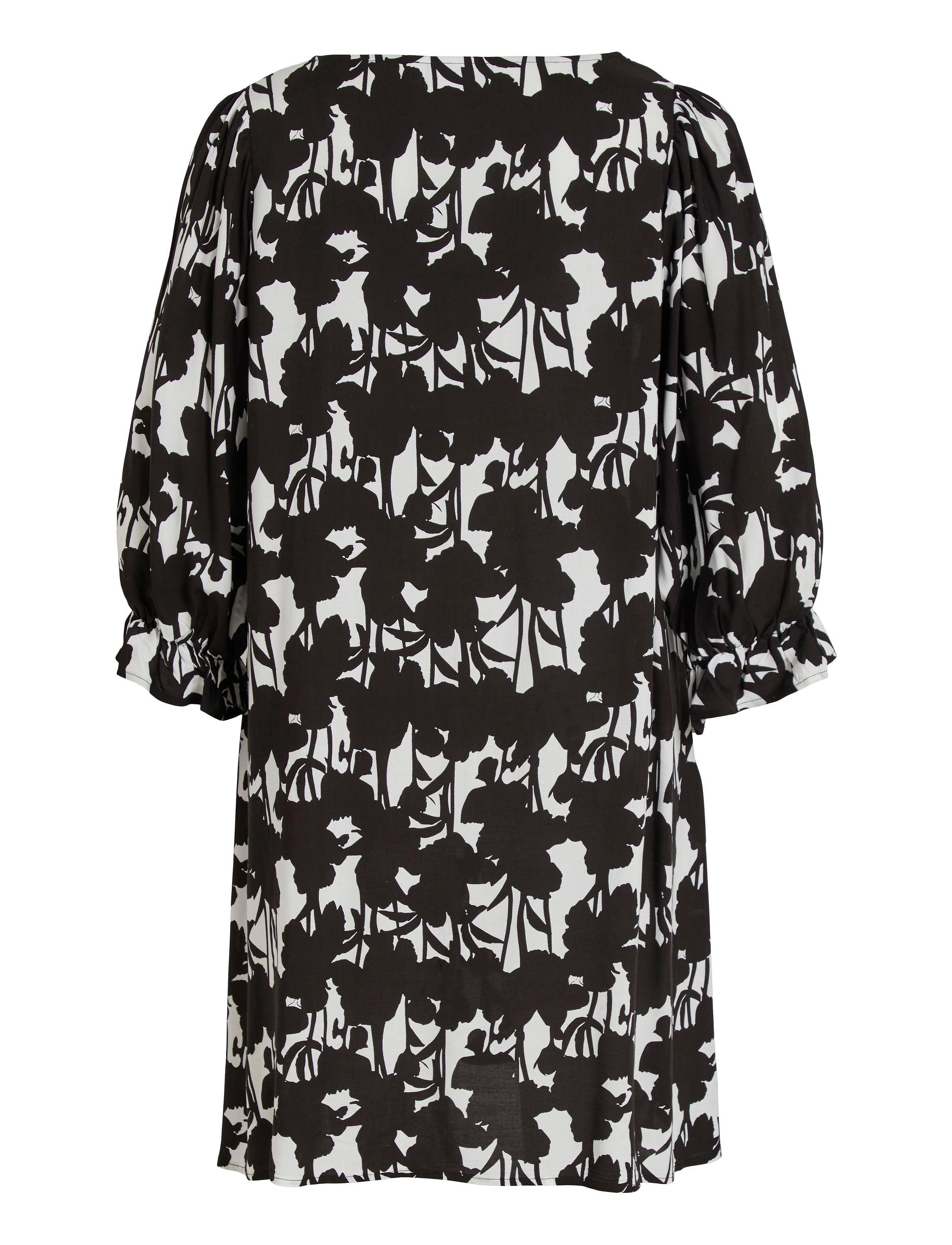 Vila - VISOON 3/4 DRESS - kurze kleider - cloud dancer - 2