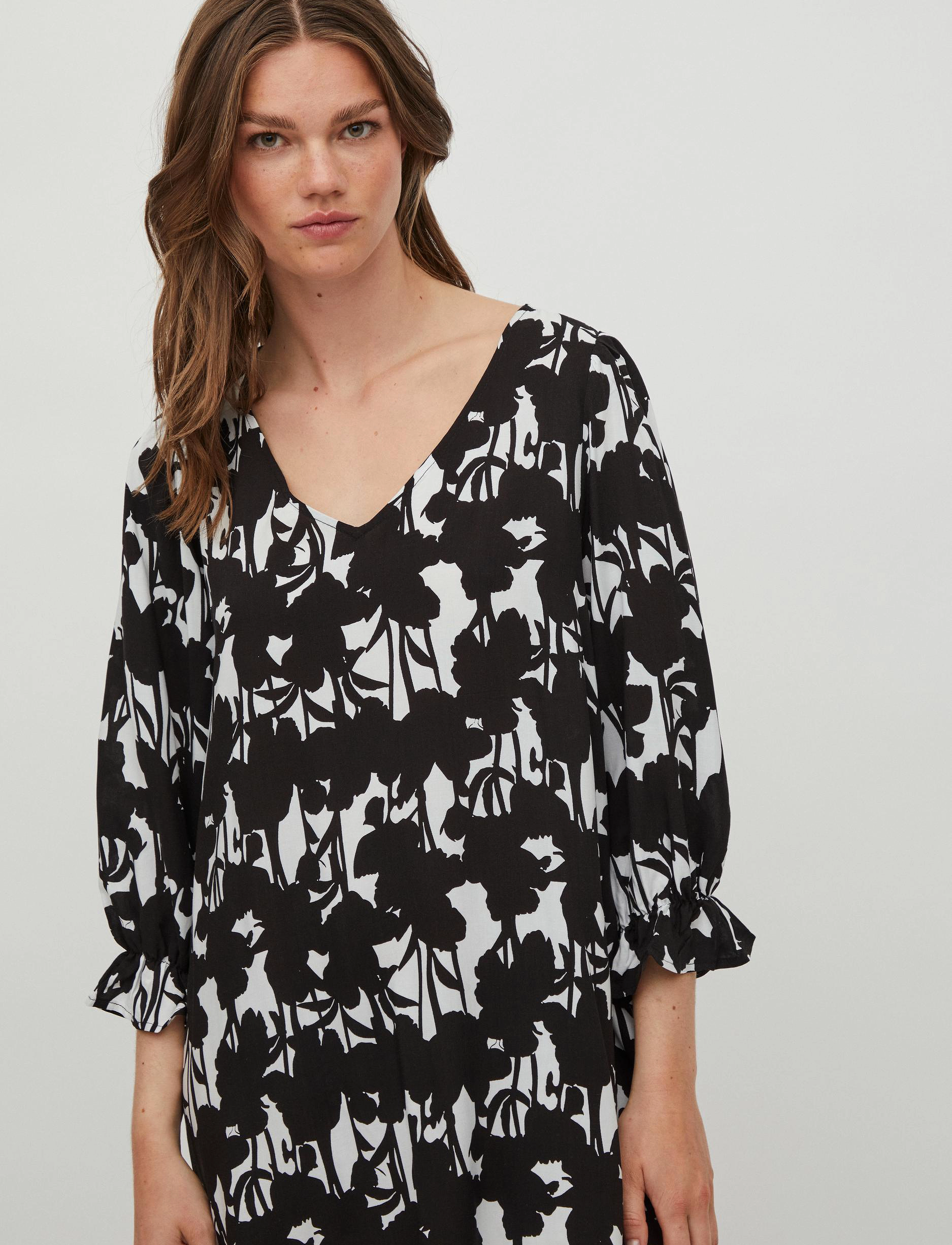Vila - VISOON 3/4 DRESS - kurze kleider - cloud dancer - 5