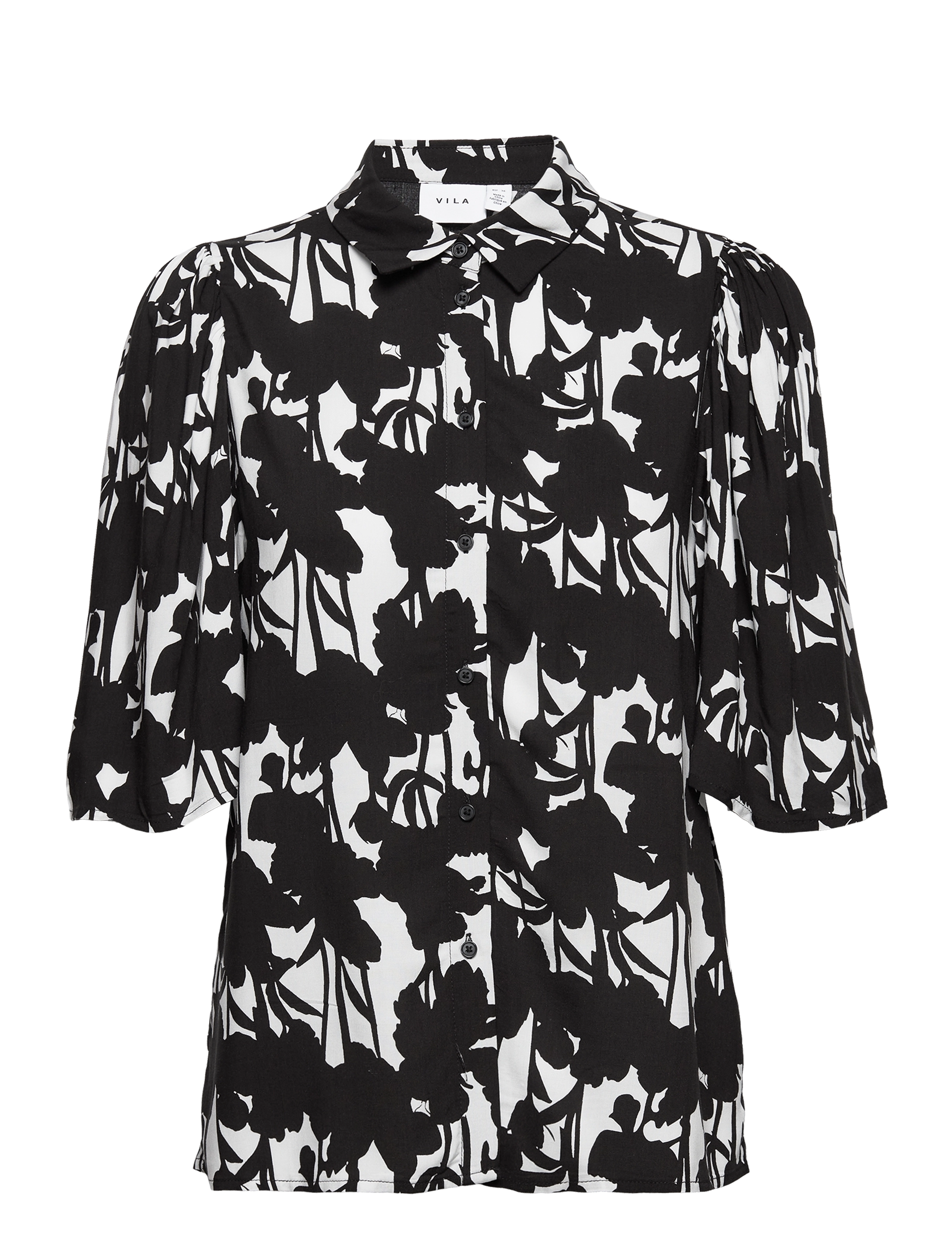 VILA Visoon 2/4 Shirt Patterned - 34 - Damen