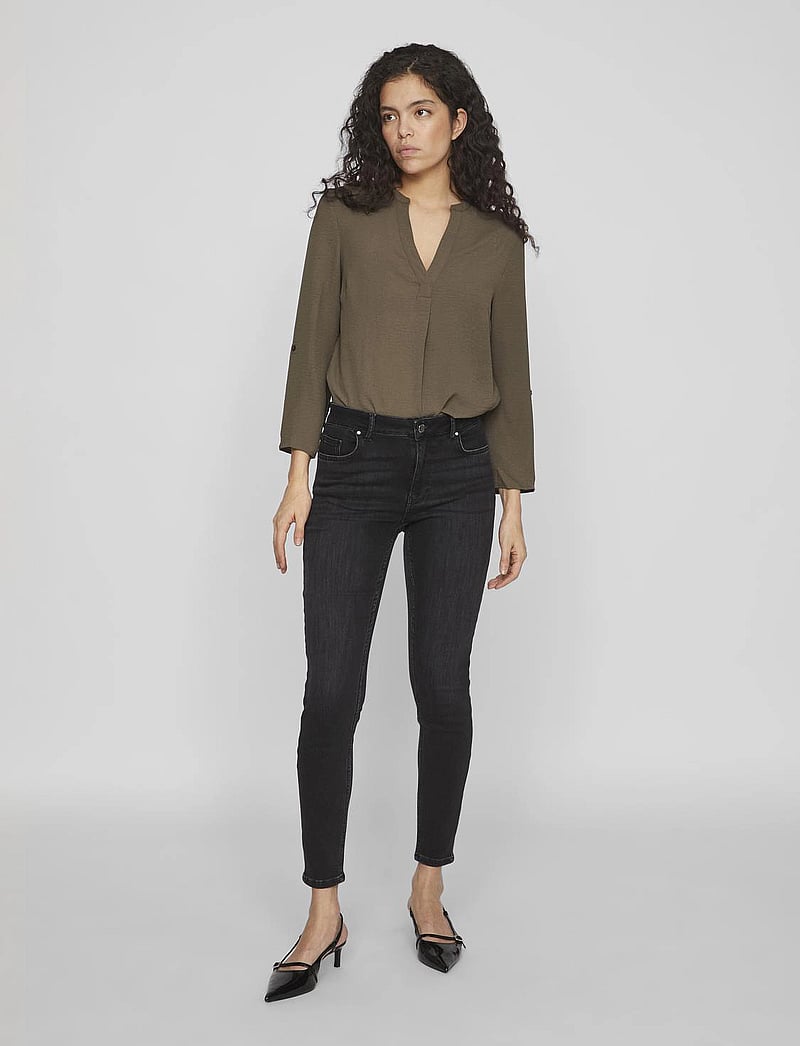 Vila - VISARAH WU01 RW SKINNY JEANS - NOOS - skinny jeans - black denim - 4