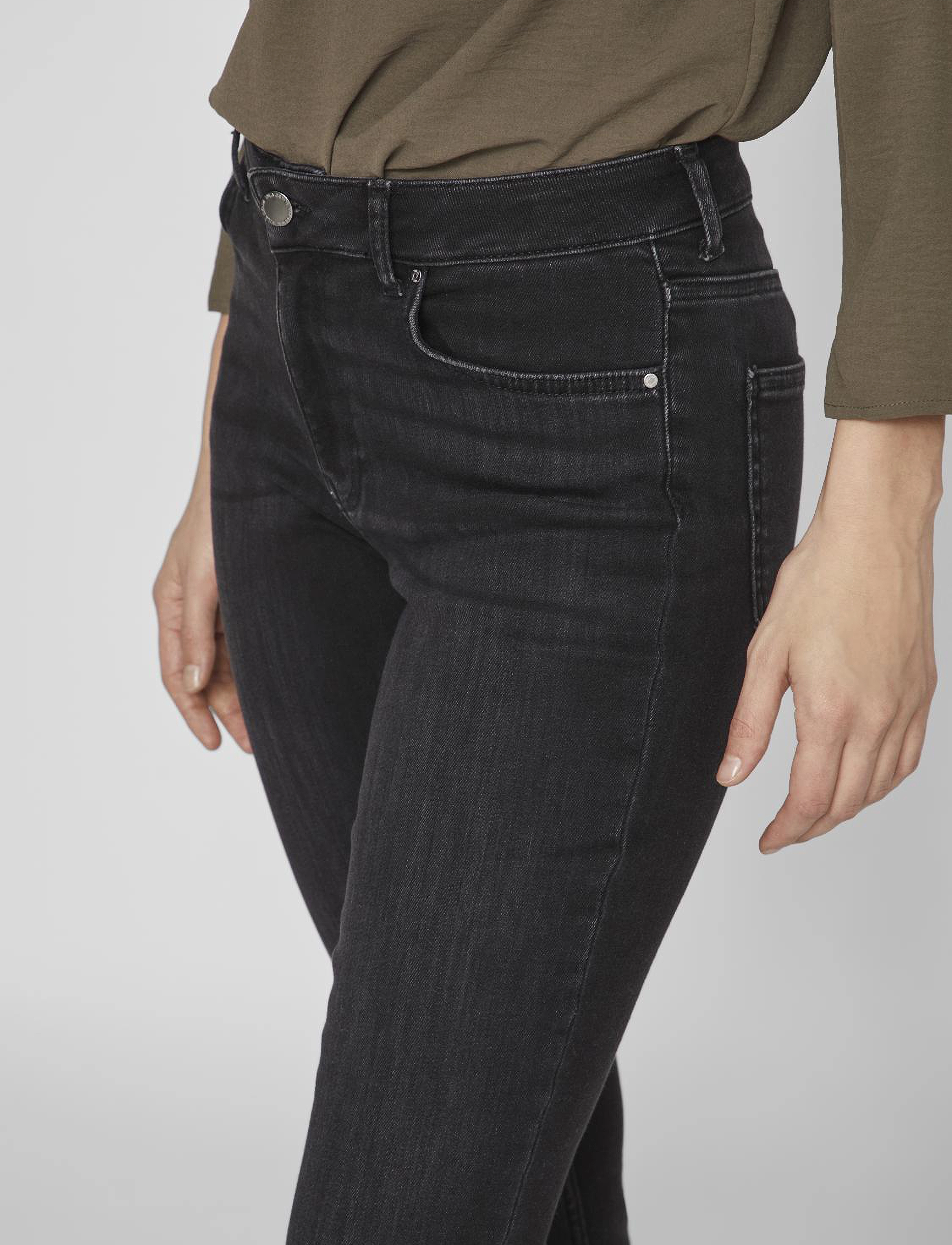 Vila - VISARAH WU01 RW SKINNY JEANS - NOOS - jeans skinny - black denim - 5