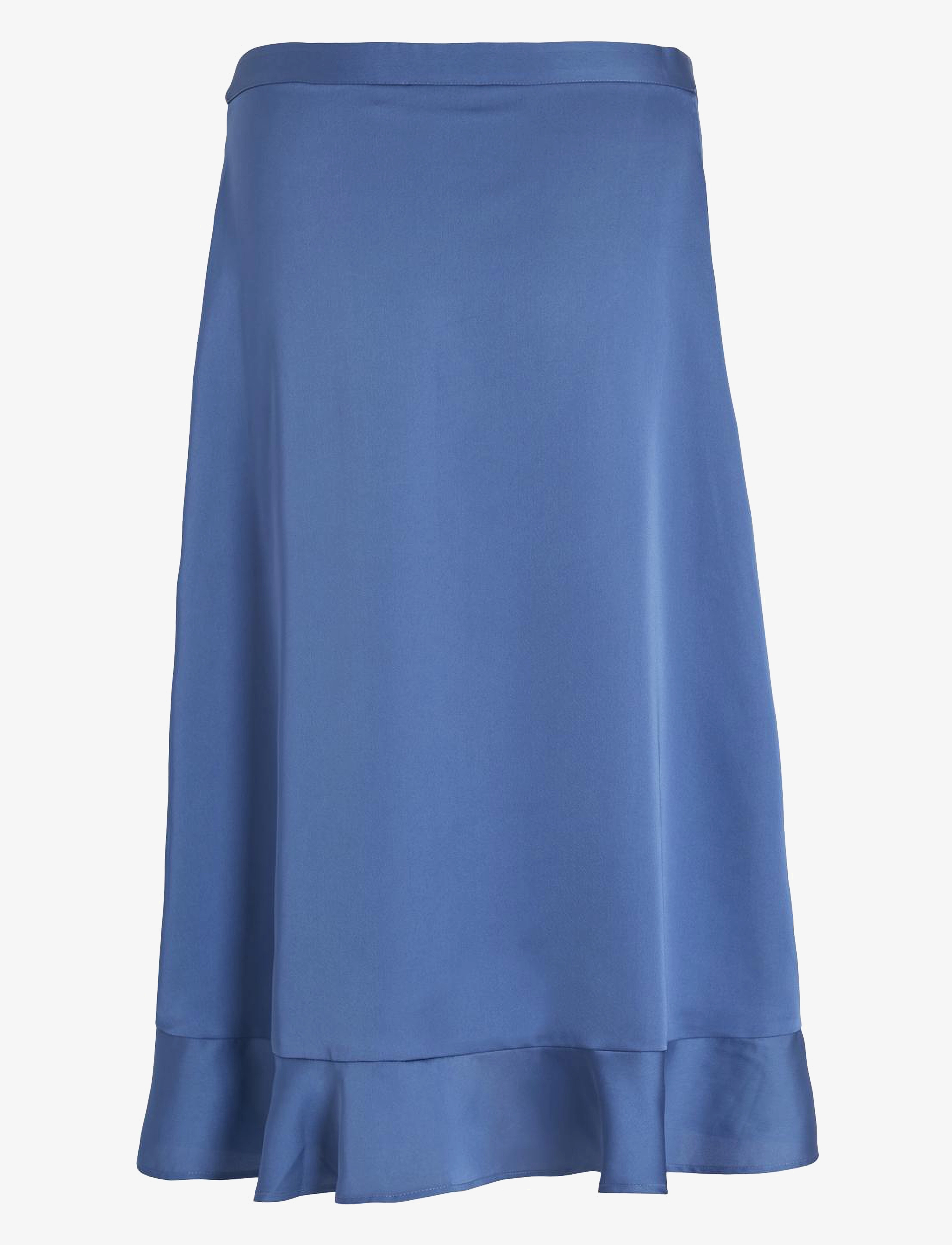 Vila - VIELLETTE WRAP HW SKIRT/SU - NOOS - federal blue - 2