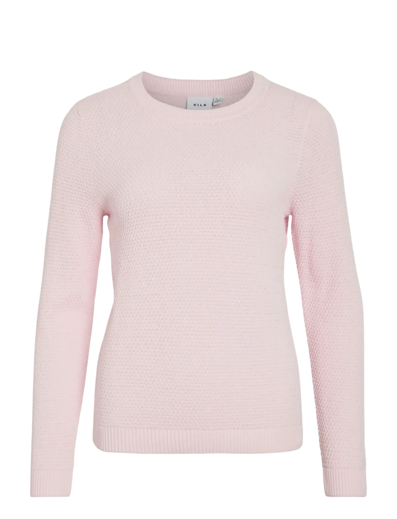 VIDALO O-NECK L/S KNIT TOP- NOOS - CHERRY BLOSSOM