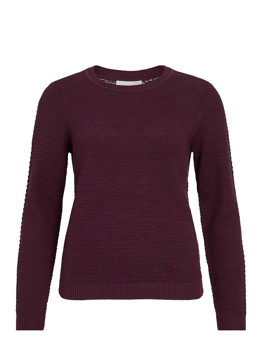 Vila - VIDALO O-NECK L/S KNIT TOP- NOOS - pulls - fig - 1