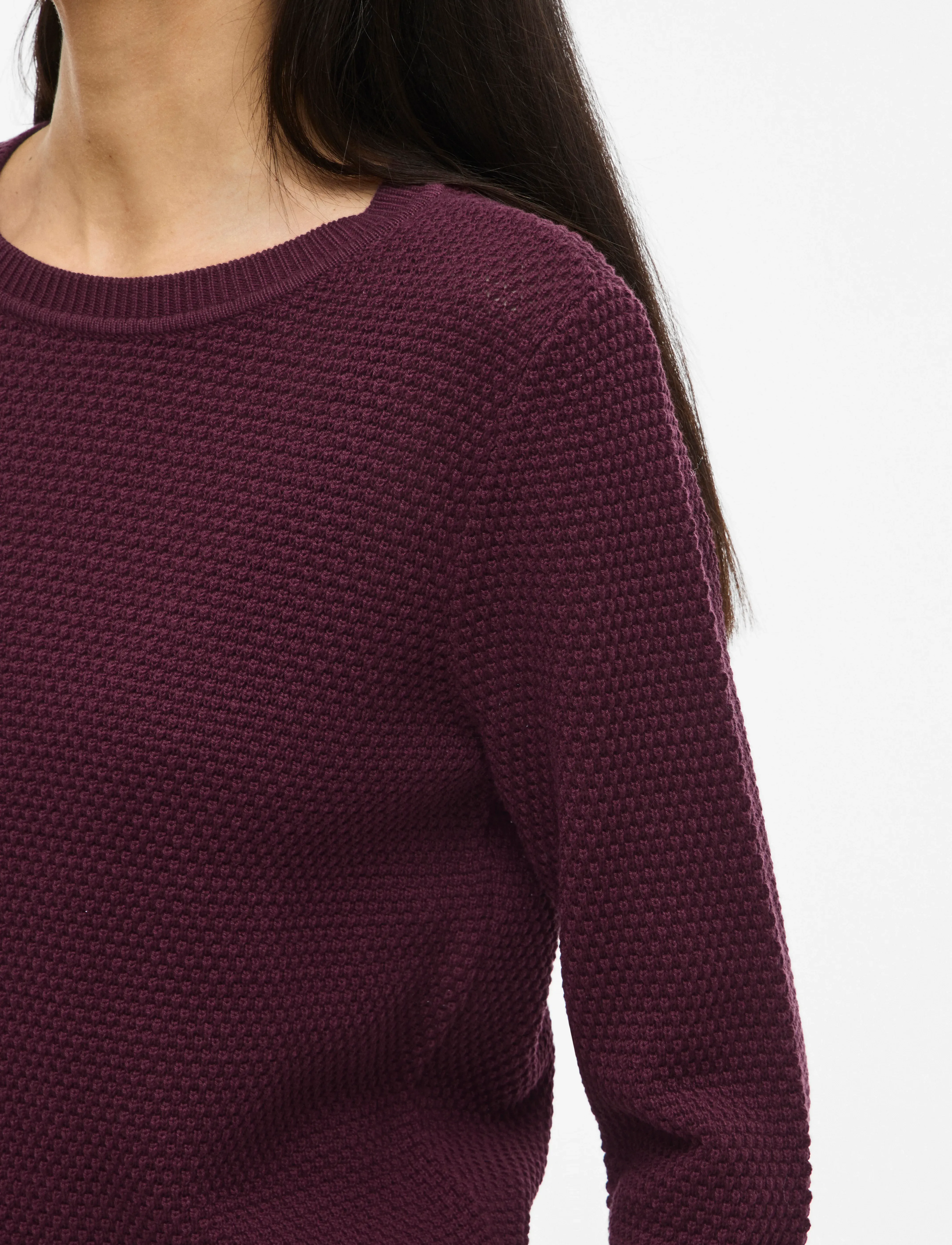 Vila - VIDALO O-NECK L/S KNIT TOP- NOOS - peysur - fig - 5