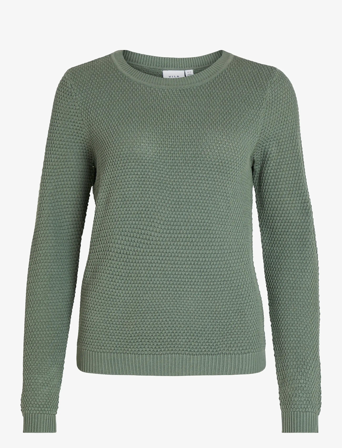 Vila - VIDALO O-NECK L/S KNIT TOP- NOOS - pulls - laurel wreath - 1