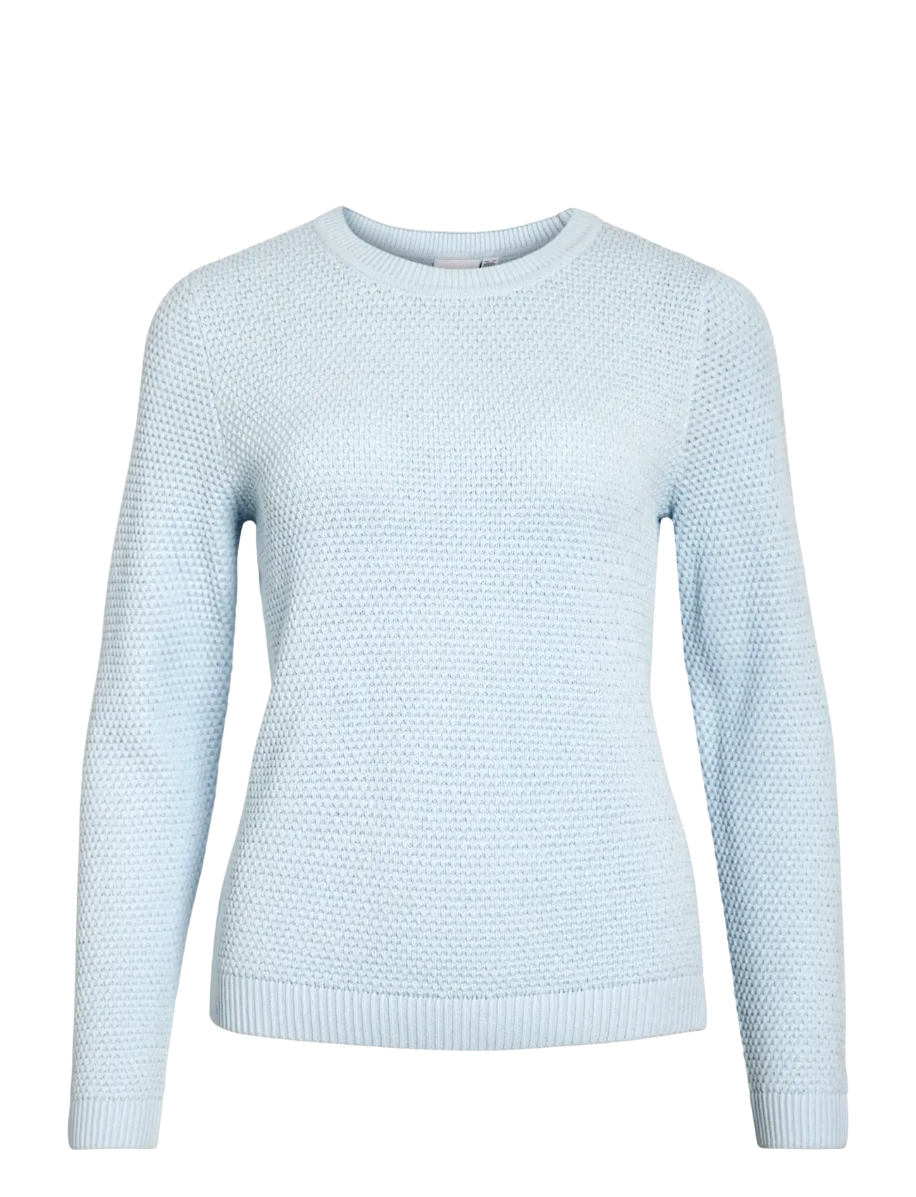 VILA Vidalo O-Neck L/S Knit Oberteil- Noos Blau - XL - Damen