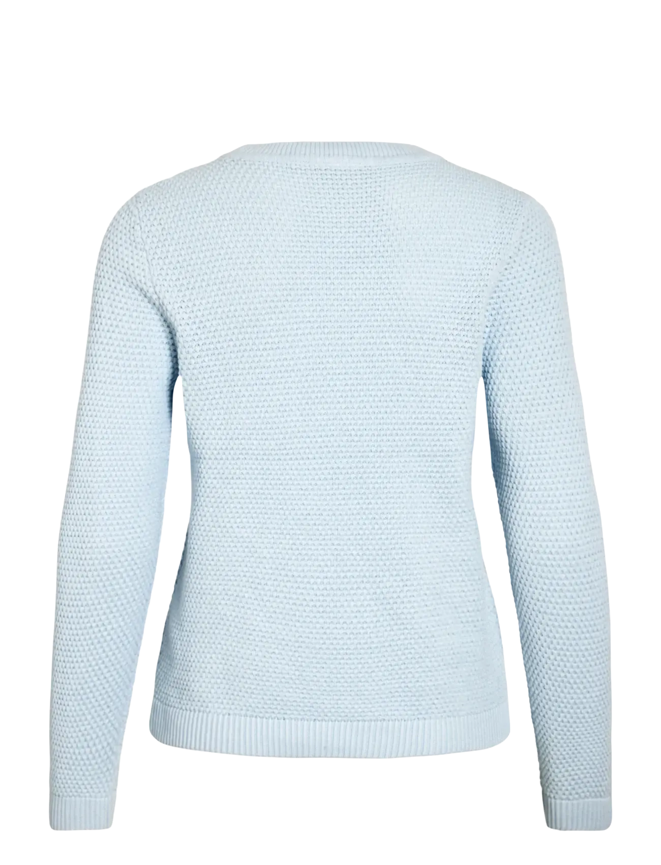 Vila - VIDALO O-NECK L/S KNIT TOP- NOOS - striktrøjer - nantucket breeze - 2