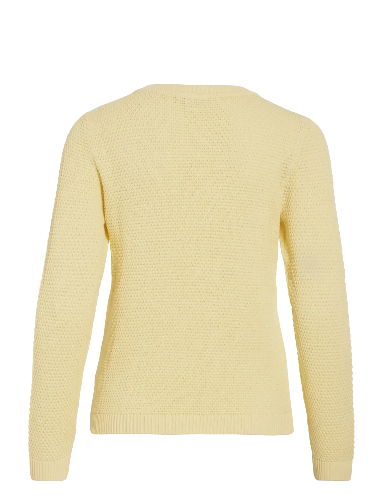 Vila - VIDALO O-NECK L/S KNIT TOP- NOOS - neulepuserot - pastel yellow - 2