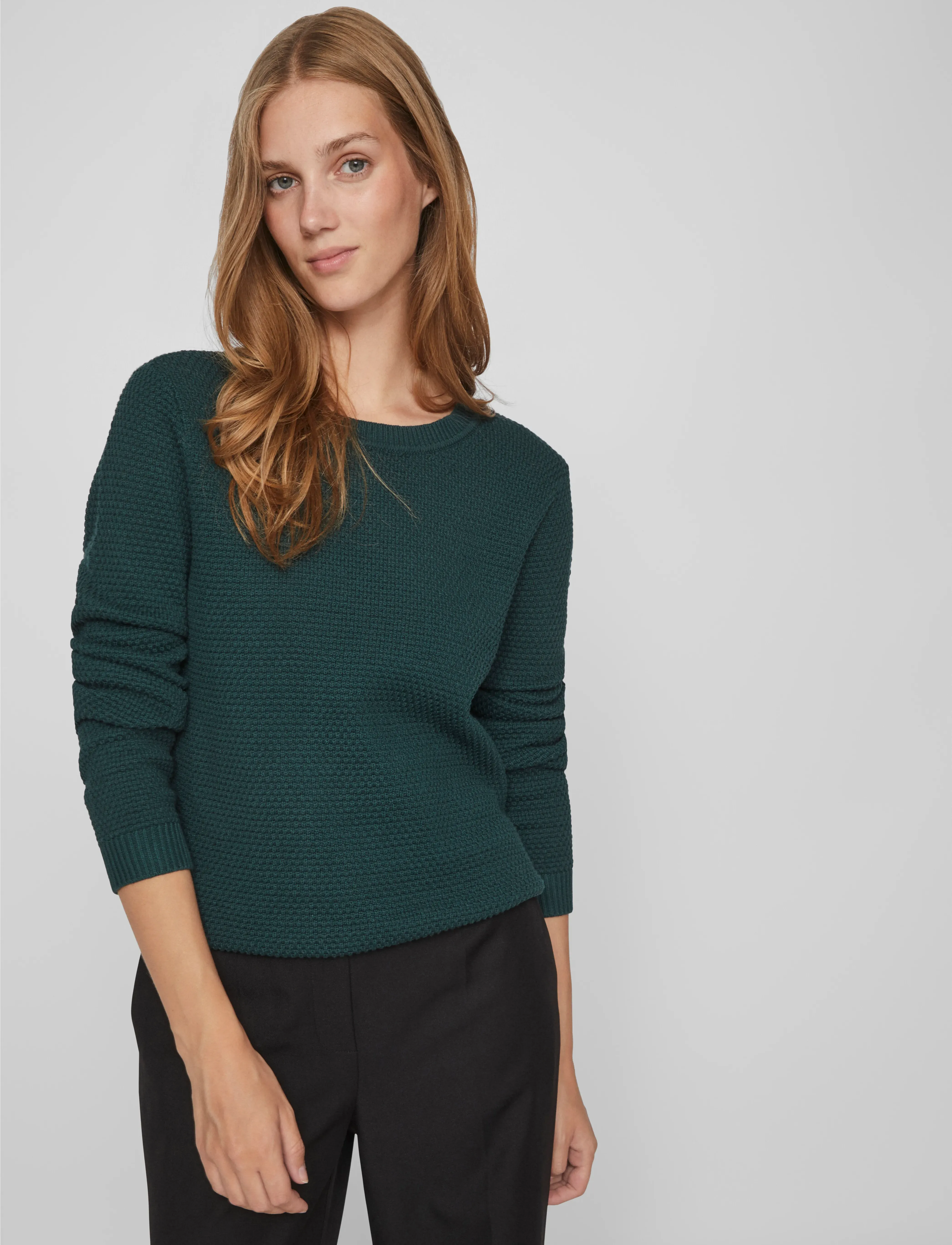 VILA Vidalo O-Neck L/S Knit Top - Noos stickade tröjor dam – bild 6