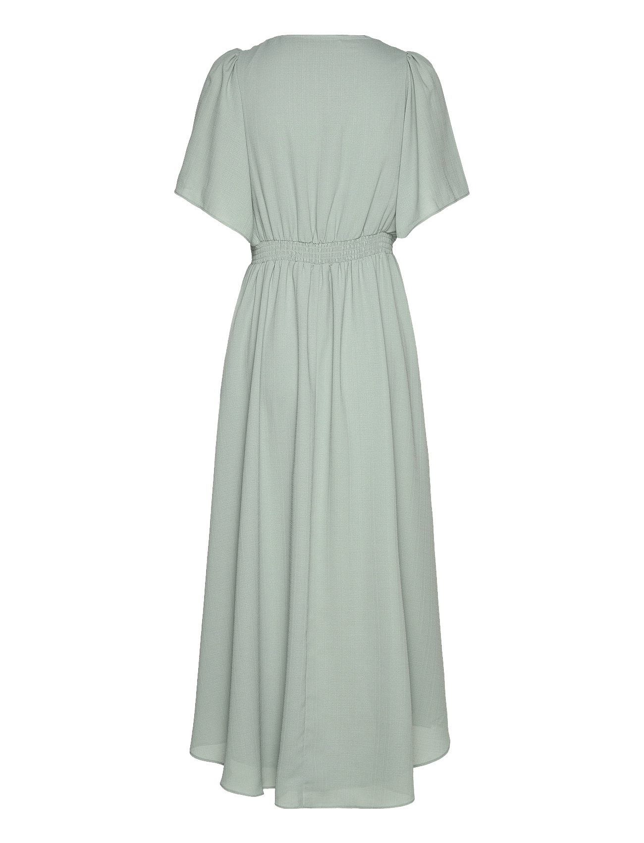 Vila Bridesmaid - Satijnen maxi-jurk met strik op de rug en halternek in blauw Vila Bridesmaid - Satijnen maxi-jurk met strik op de rug en halternek in blauw