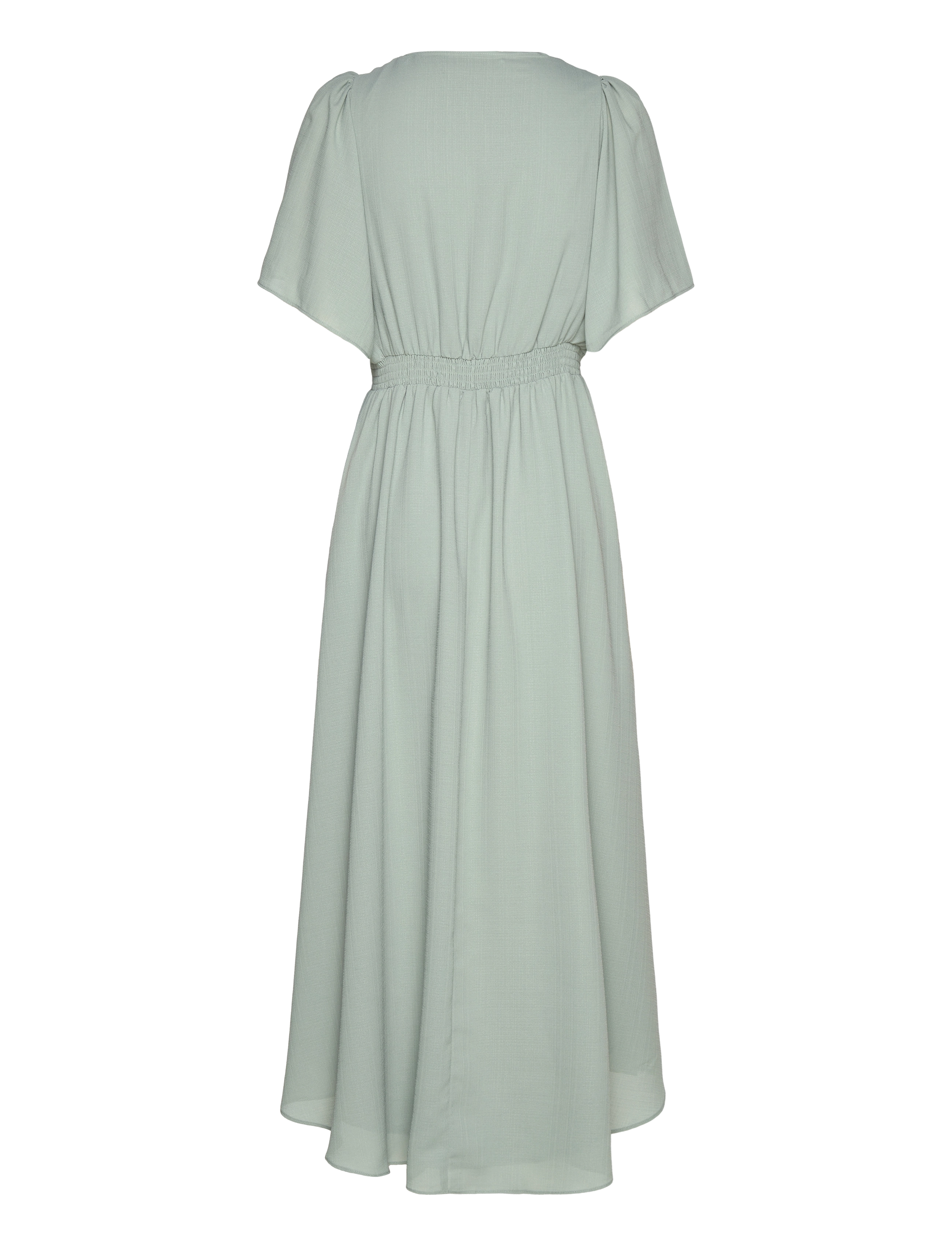Vila - VIMIRAGE 2/4 V-NECK ANKLE DRESS/BM/DC - green milieu - 2