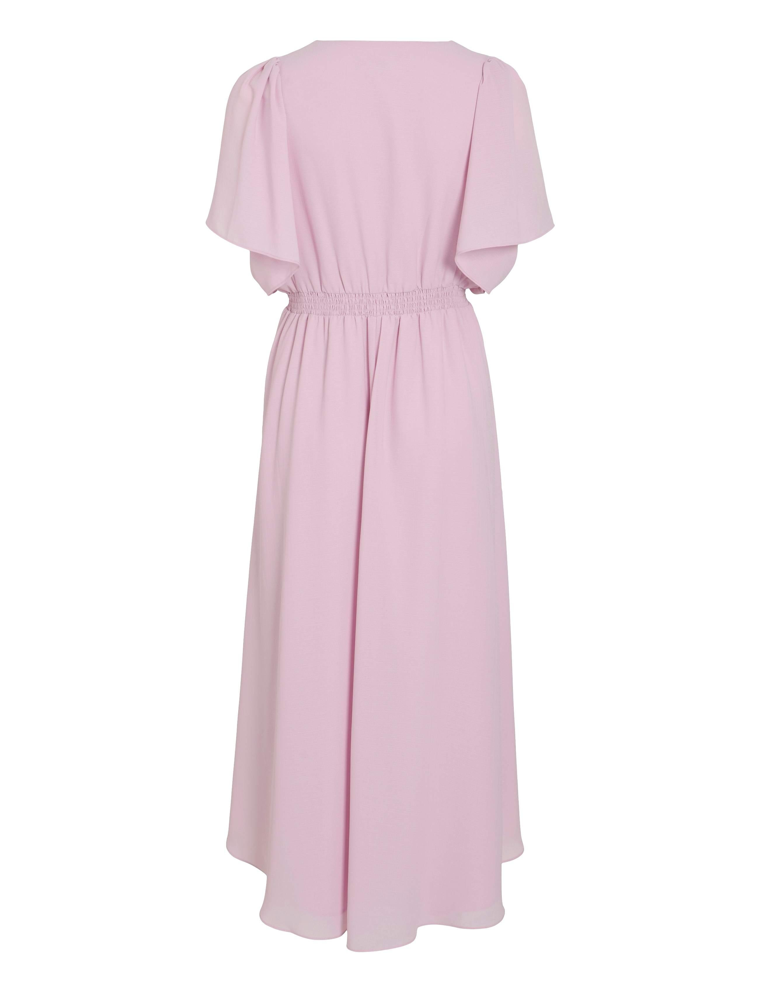 Vila - VIMIRAGE 2/4 V-NECK ANKLE DRESS/BM/DC - sumarkjólar - winsome orchid - 2