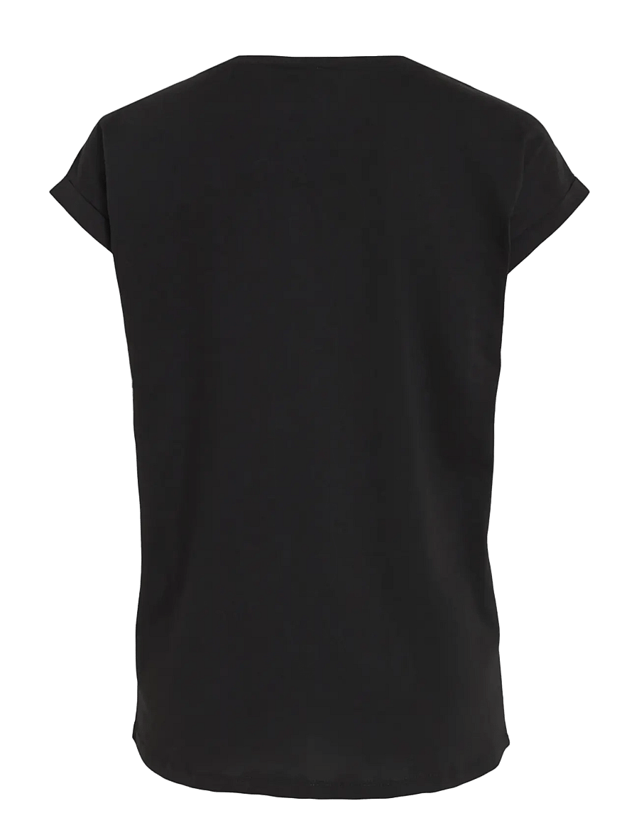 Vila - VIDREAMERS NEW PURE T-SHIRT-NOOS - t-shirts - black - 2
