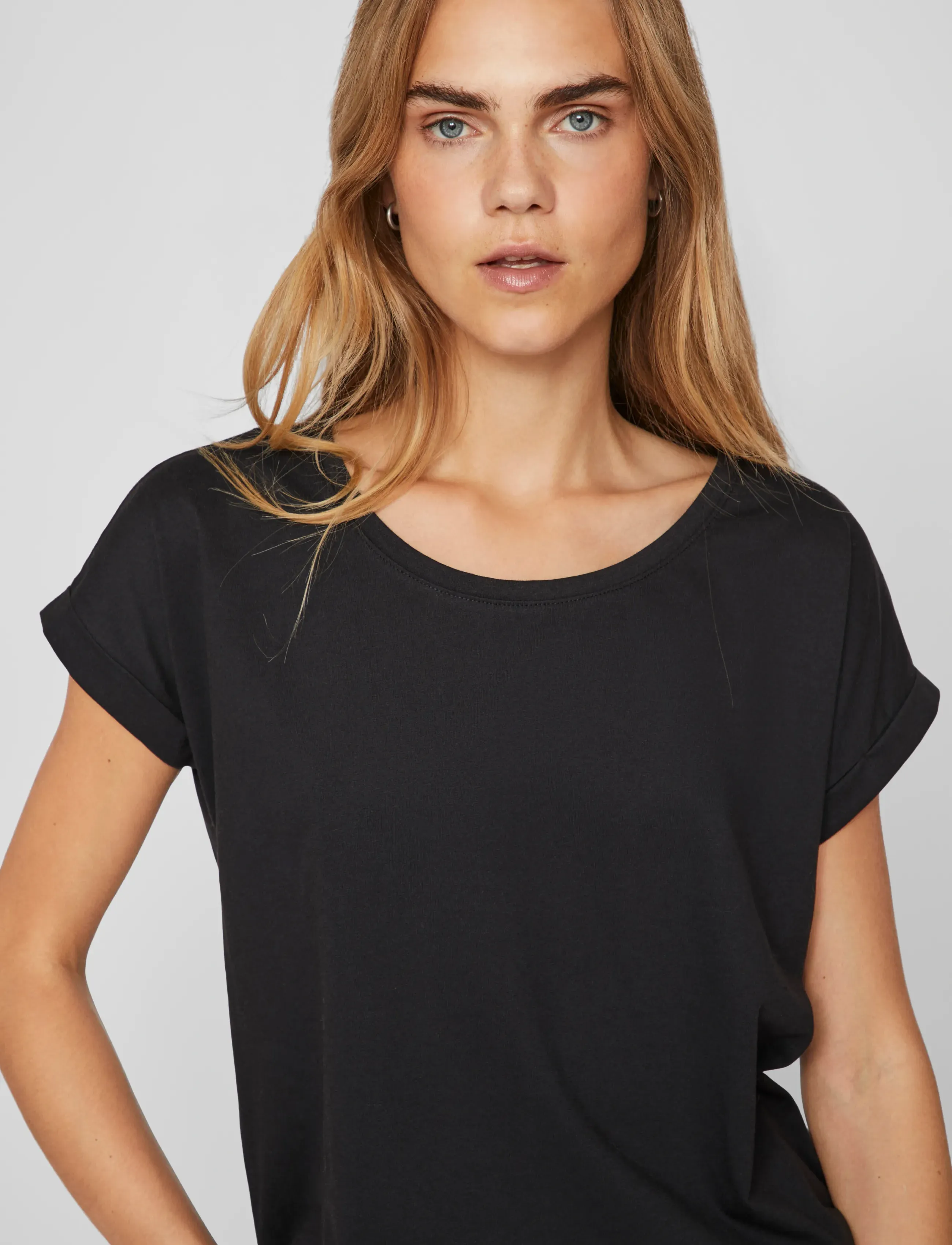 Vila - VIDREAMERS NEW PURE T-SHIRT-NOOS - t-shirts - black - 5
