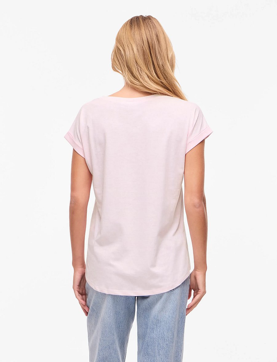 Vila - VIDREAMERS NEW PURE T-SHIRT-NOOS - t-shirts - cherry blossom - 3