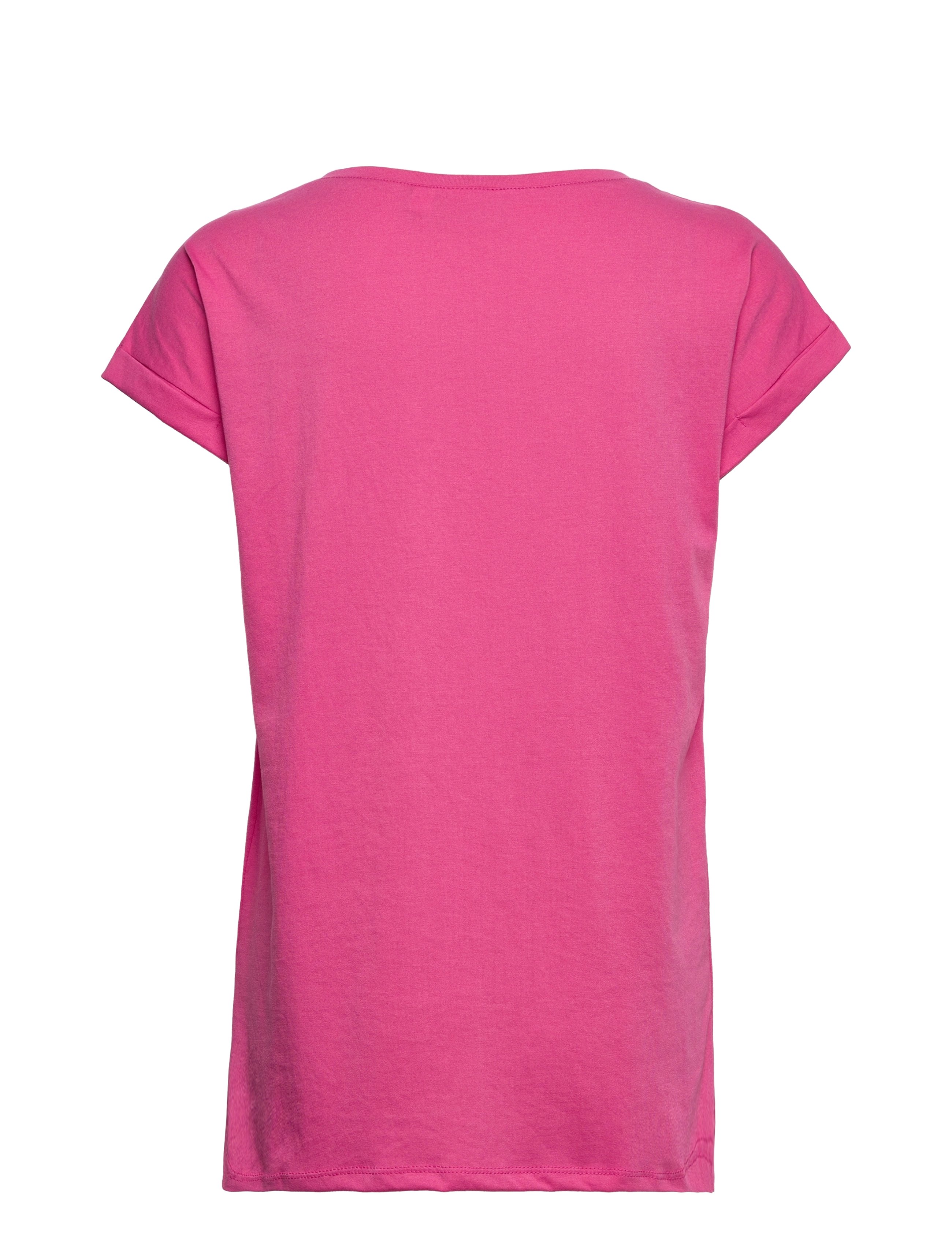 Vila - VIDREAMERS NEW PURE T-SHIRT-NOOS - laveste priser - fandango pink - 1
