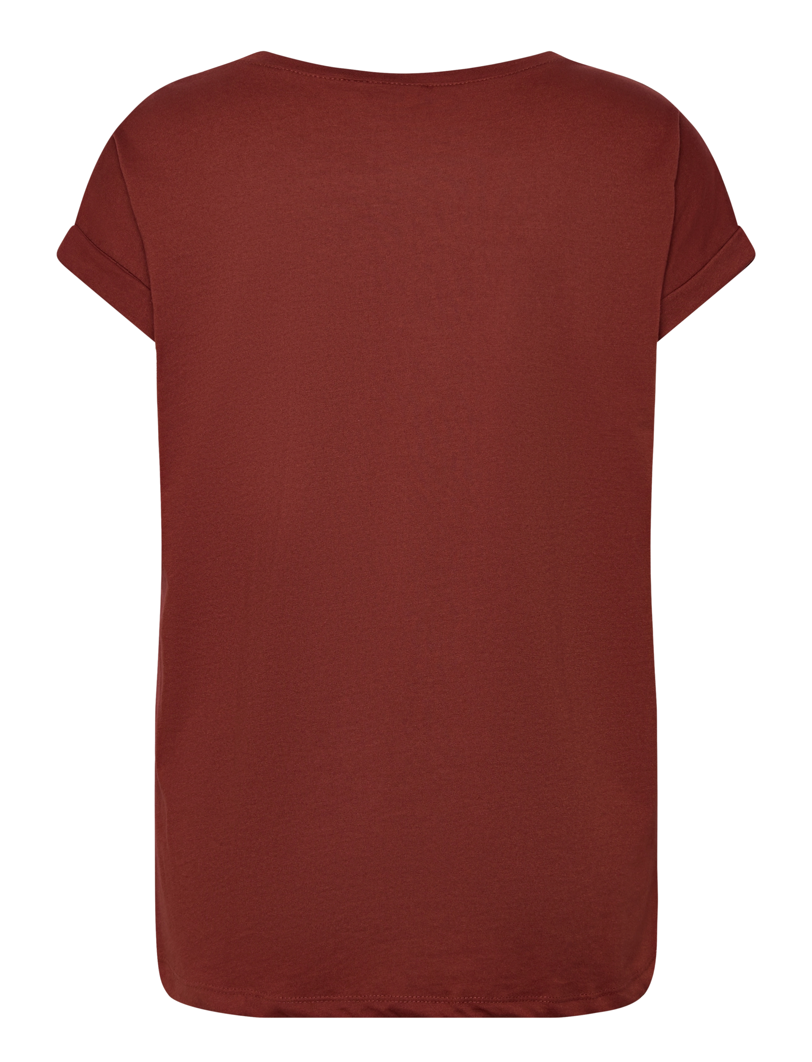 Vila - VIDREAMERS NEW PURE T-SHIRT-NOOS - laveste priser - fired brick - 1