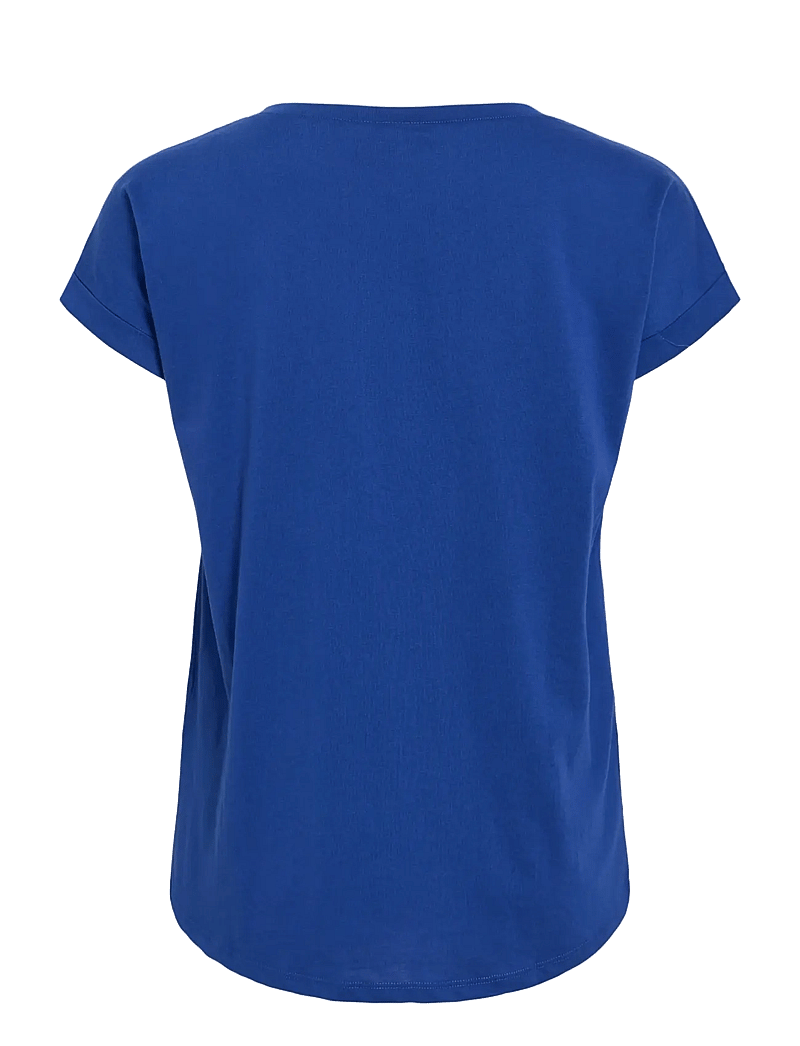 Vila - VIDREAMERS NEW PURE T-SHIRT-NOOS - t-shirts - mazarine blue - 2