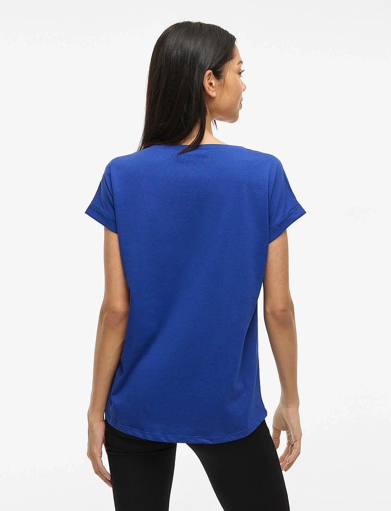Vila - VIDREAMERS NEW PURE T-SHIRT-NOOS - t-shirts - mazarine blue - 3
