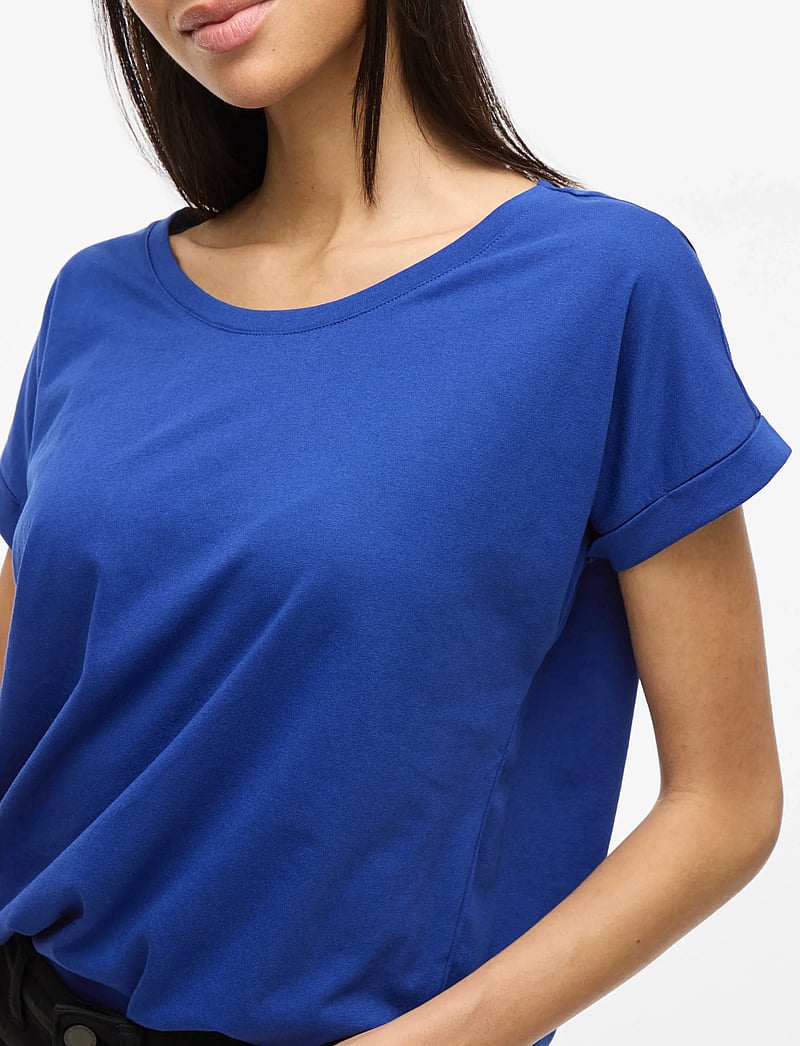 Vila - VIDREAMERS NEW PURE T-SHIRT-NOOS - t-shirts - mazarine blue - 5
