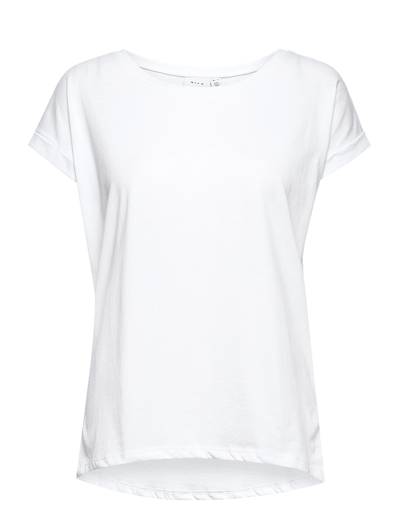 Vila - VIDREAMERS NEW PURE T-SHIRT-NOOS - t-shirts - optical snow - 1