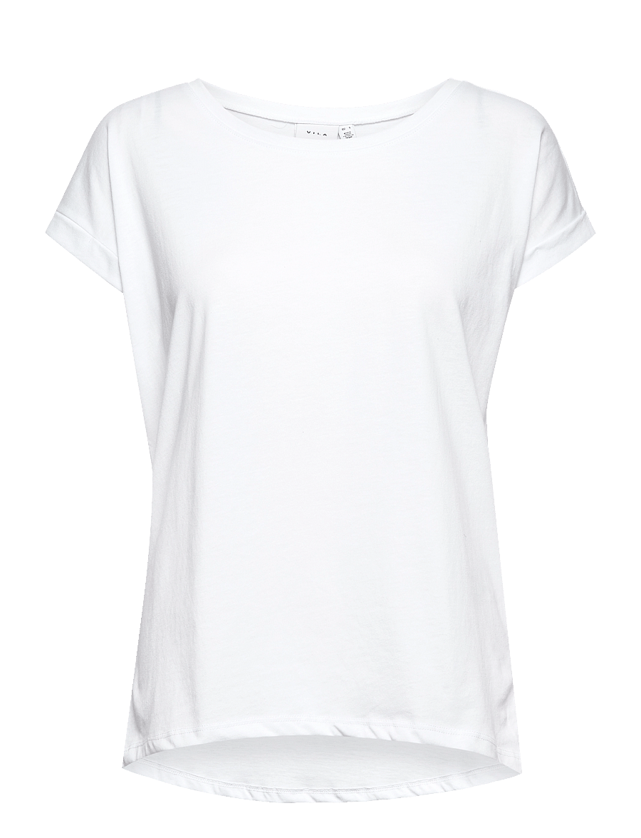 Vila - VIDREAMERS NEW PURE T-SHIRT-NOOS - marškinėliai - optical snow - 1