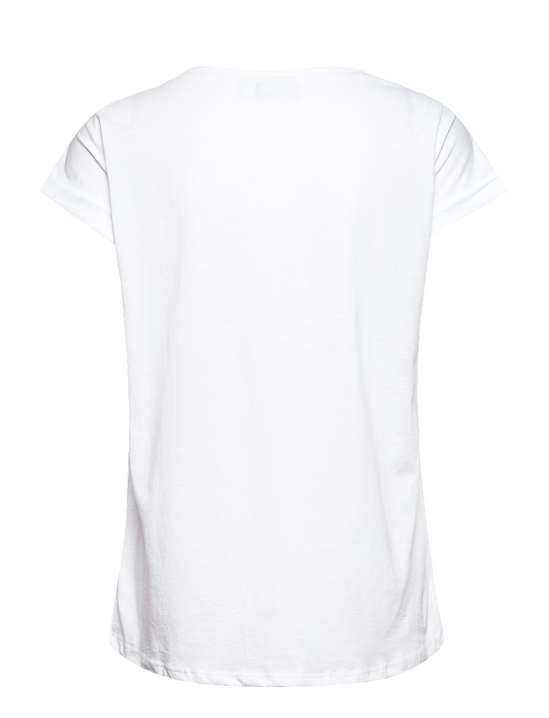 Vila - VIDREAMERS NEW PURE T-SHIRT-NOOS - t-shirts - optical snow - 2