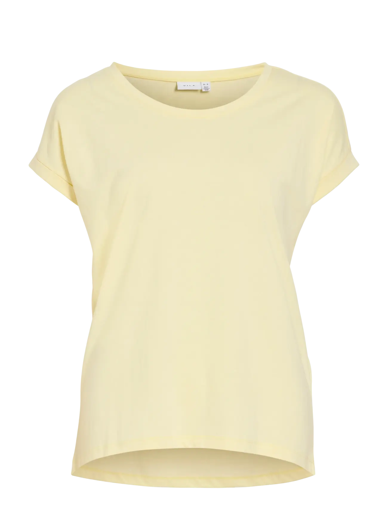 Vila VIDREAMERS NEW PURE T-SHIRT-NOOS - Vila - PASTEL YELLOW / yellow