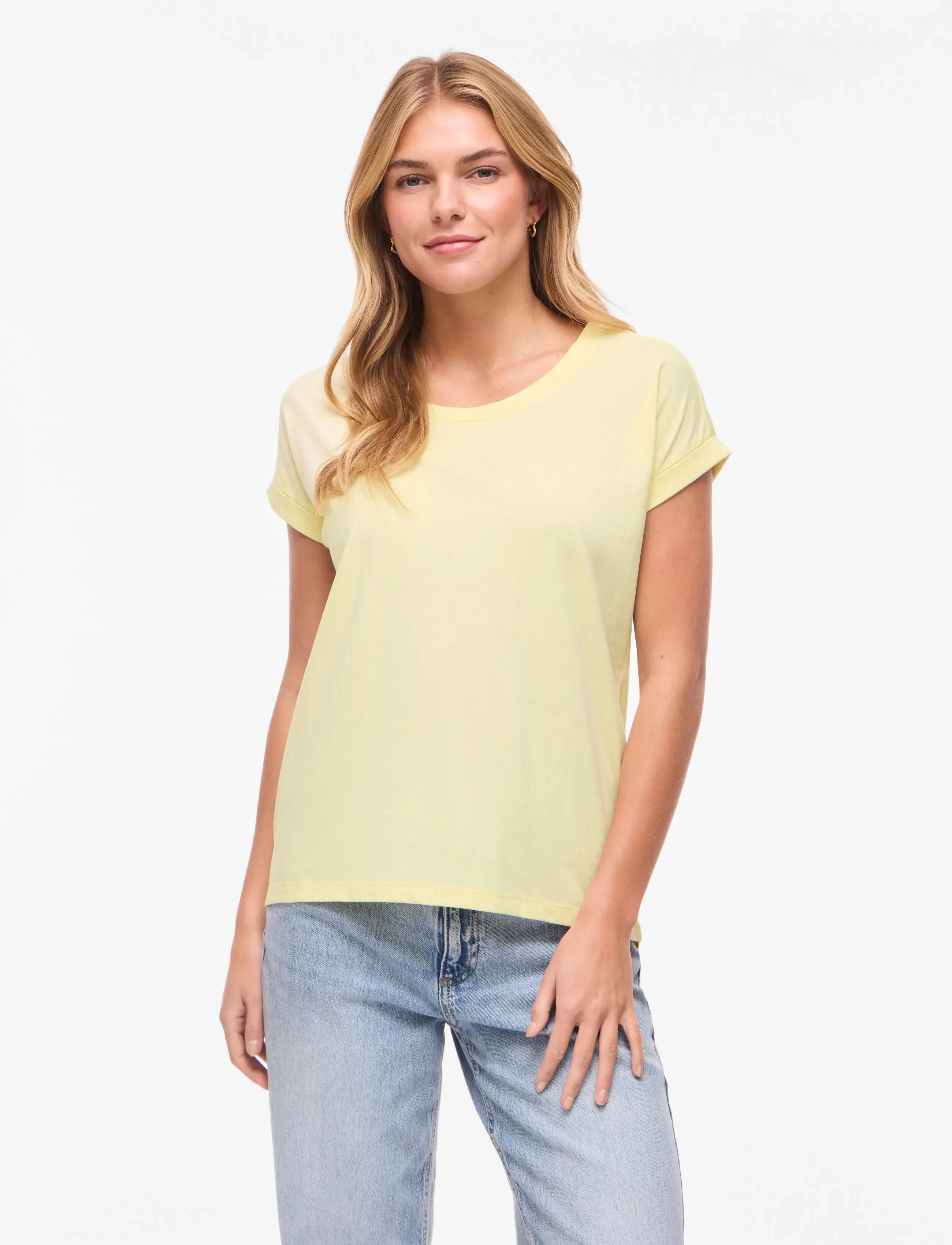 Vila Vidreamers New Pure T-Shirt-Noos, XL, Yellow, T-Shirts & Toppe > Kortærmede, Dame