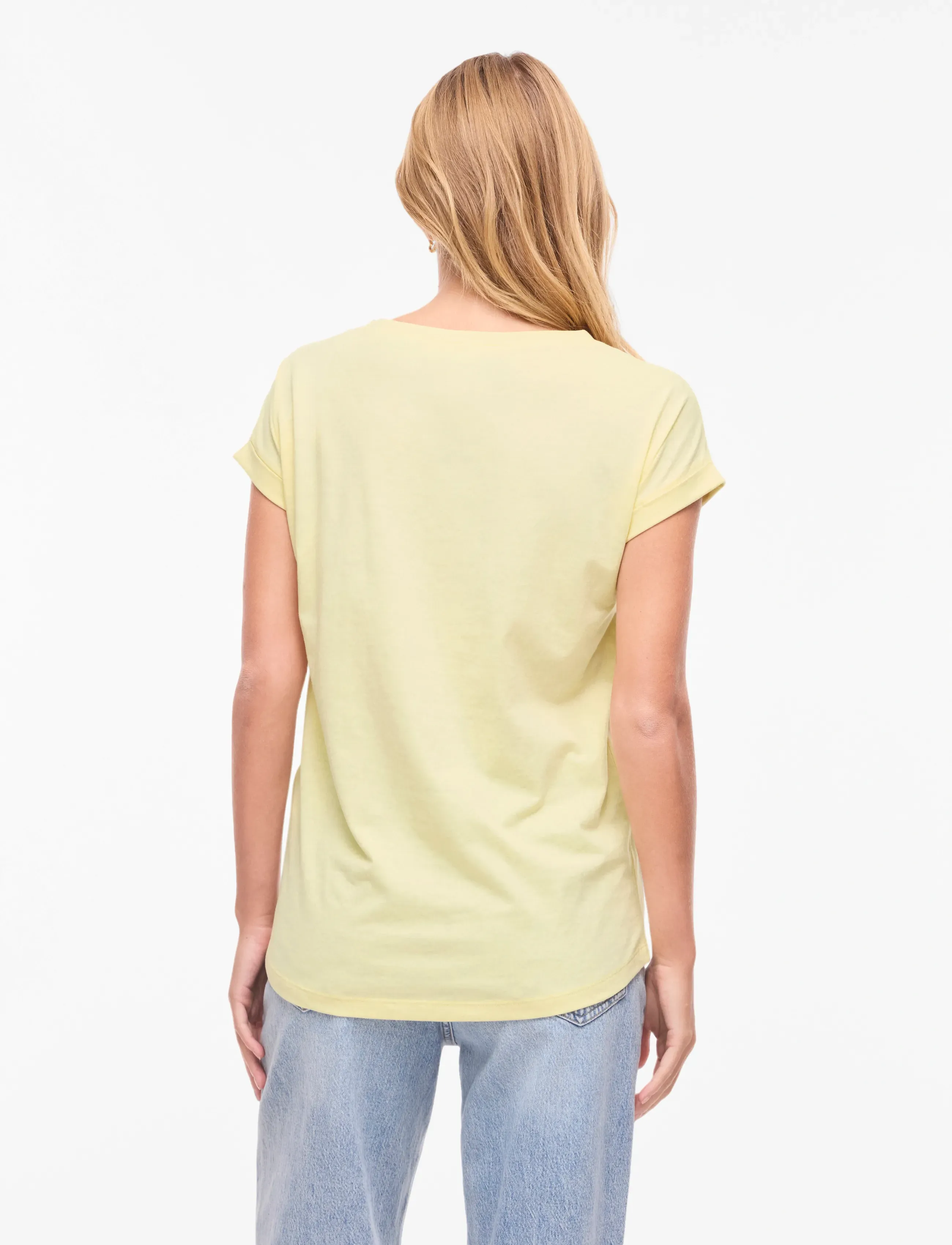 Vila - VIDREAMERS NEW PURE T-SHIRT-NOOS - t-shirts - pastel yellow - 3