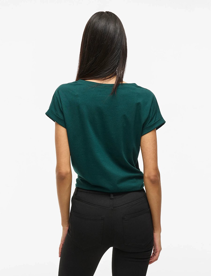 Vila - VIDREAMERS NEW PURE T-SHIRT-NOOS - t-shirts - ponderosa pine - 3