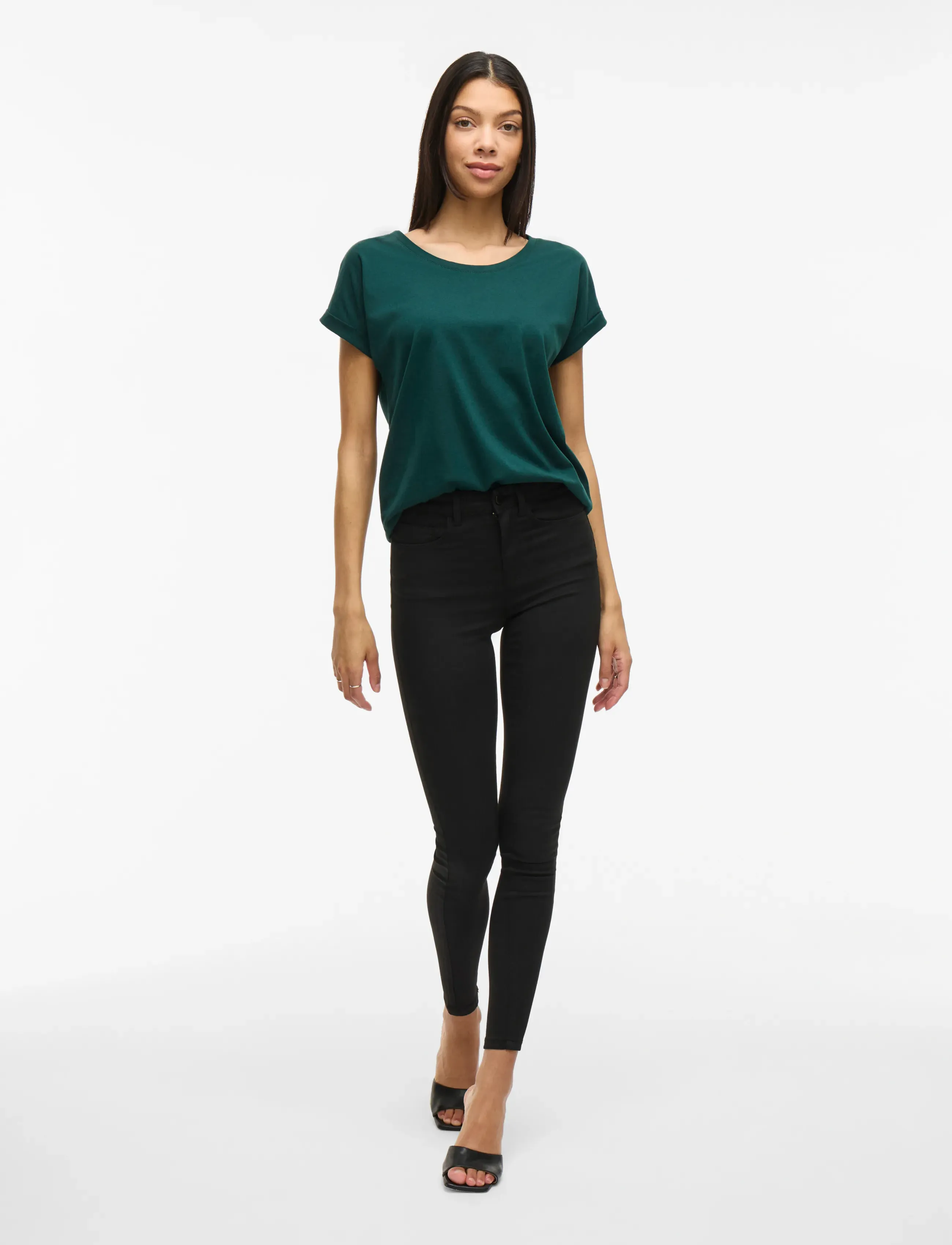 Vila - VIDREAMERS NEW PURE T-SHIRT-NOOS - t-shirts - ponderosa pine - 4