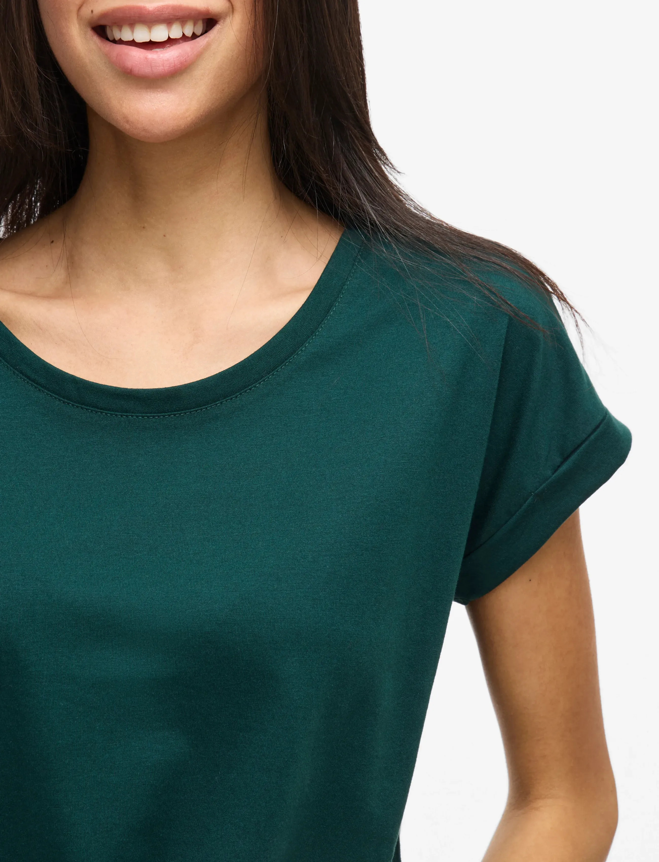 Vila - VIDREAMERS NEW PURE T-SHIRT-NOOS - t-shirts - ponderosa pine - 5