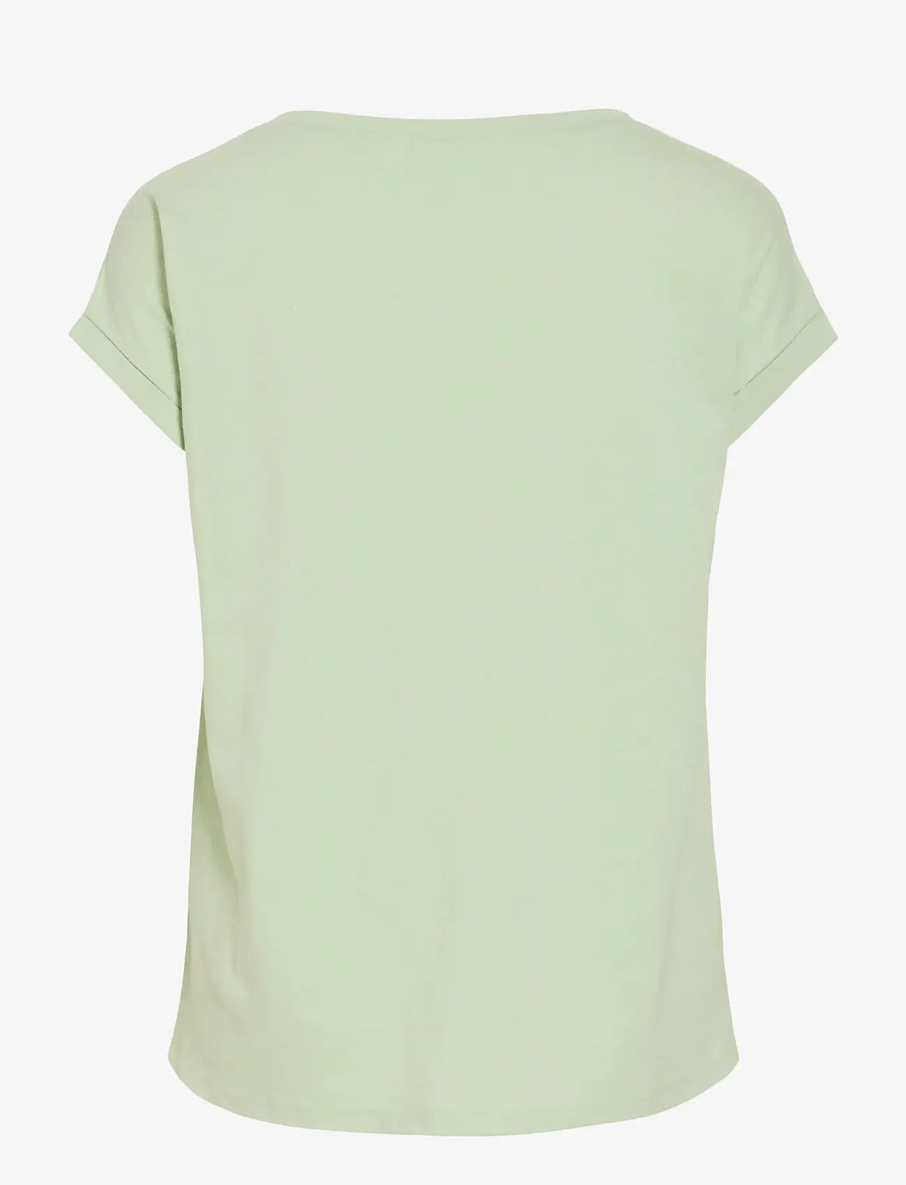 Vila - VIDREAMERS NEW PURE T-SHIRT-NOOS - t-shirts - smoke green - 2
