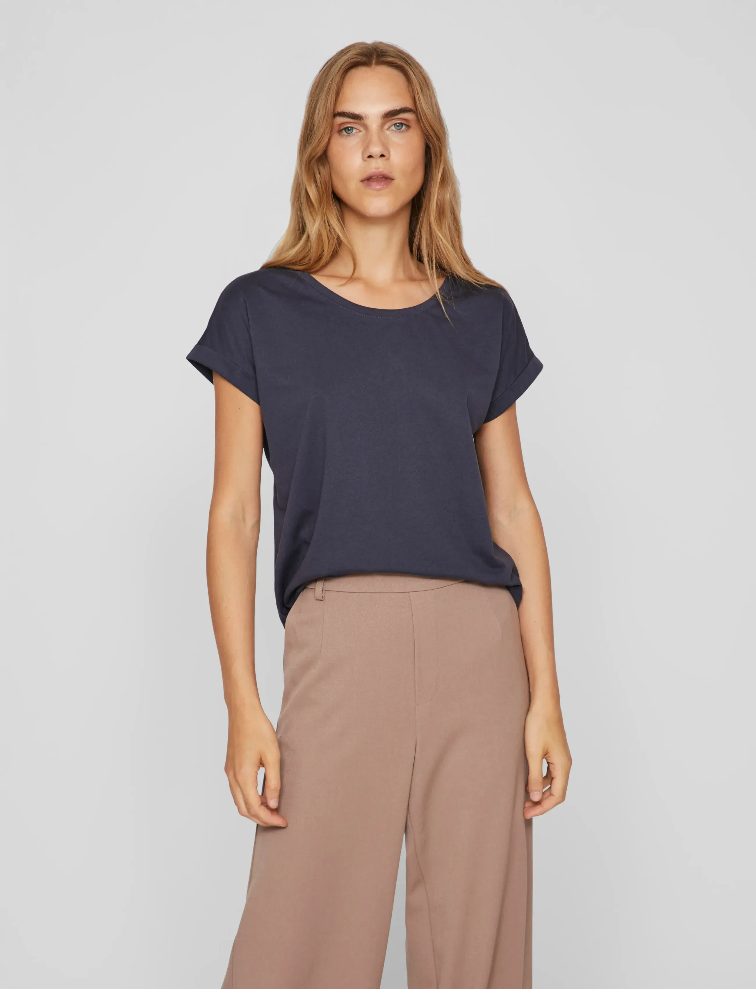 Vila Vidreamers New Pure T-Shirt-Noos, XL, Navy, T-Shirts & Toppe > Kortærmede, Dame