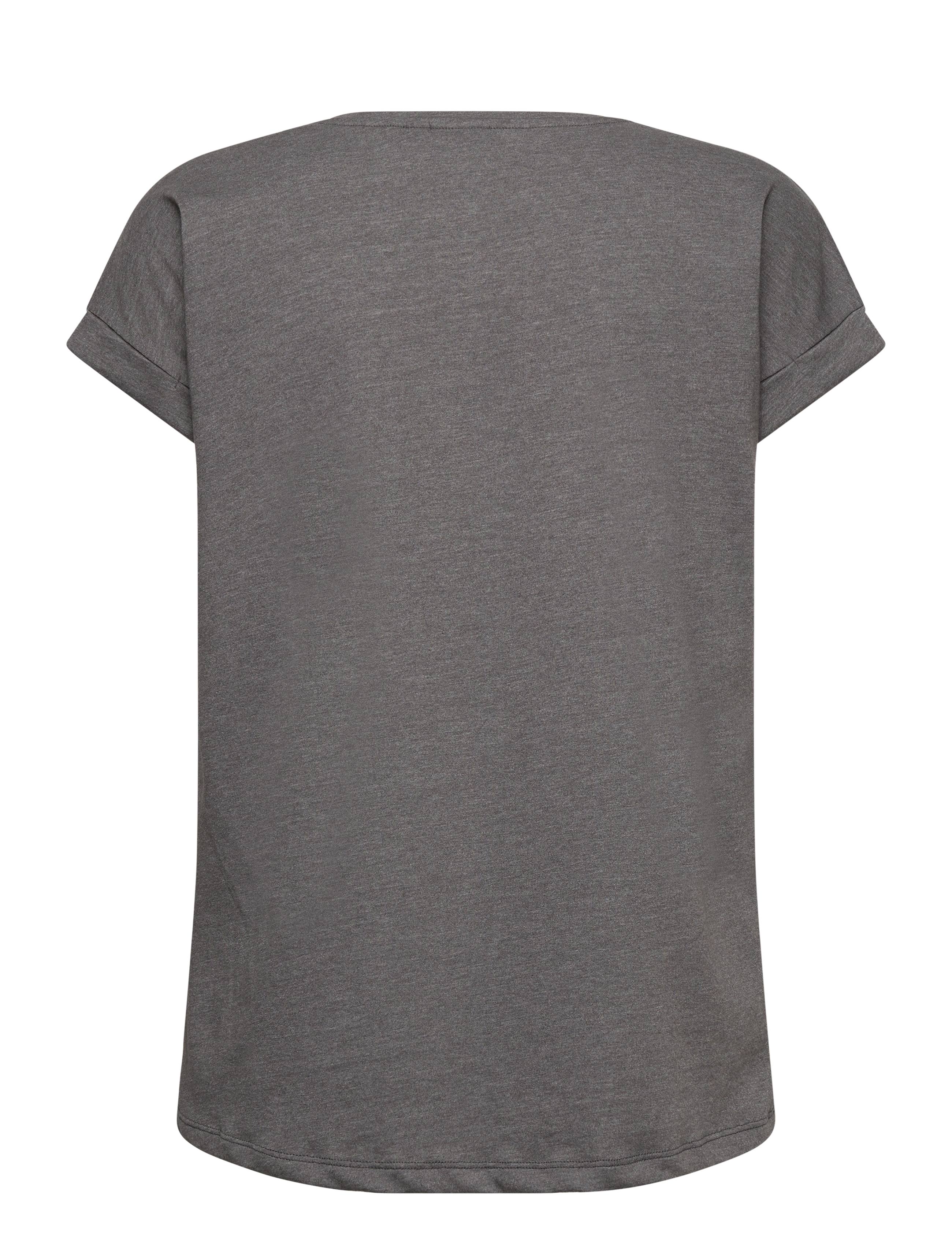 Vila - VIDREAMERS NEW V-NECK T-SHIRT - NOOS - medium grey melange - 1